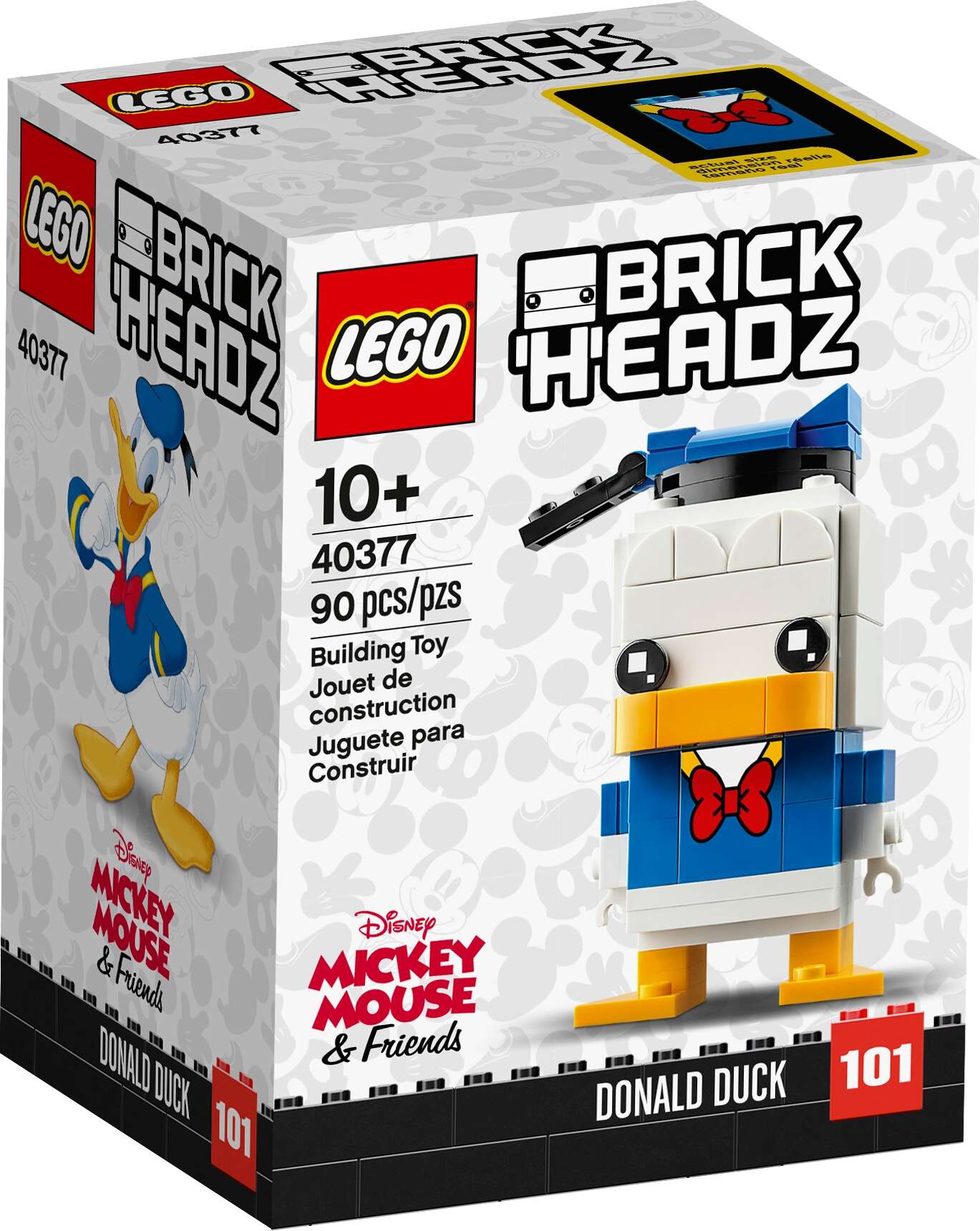 LEGO 40377 Brickheadz Donald Duck Disney 101 Mickey Mouse and Friends