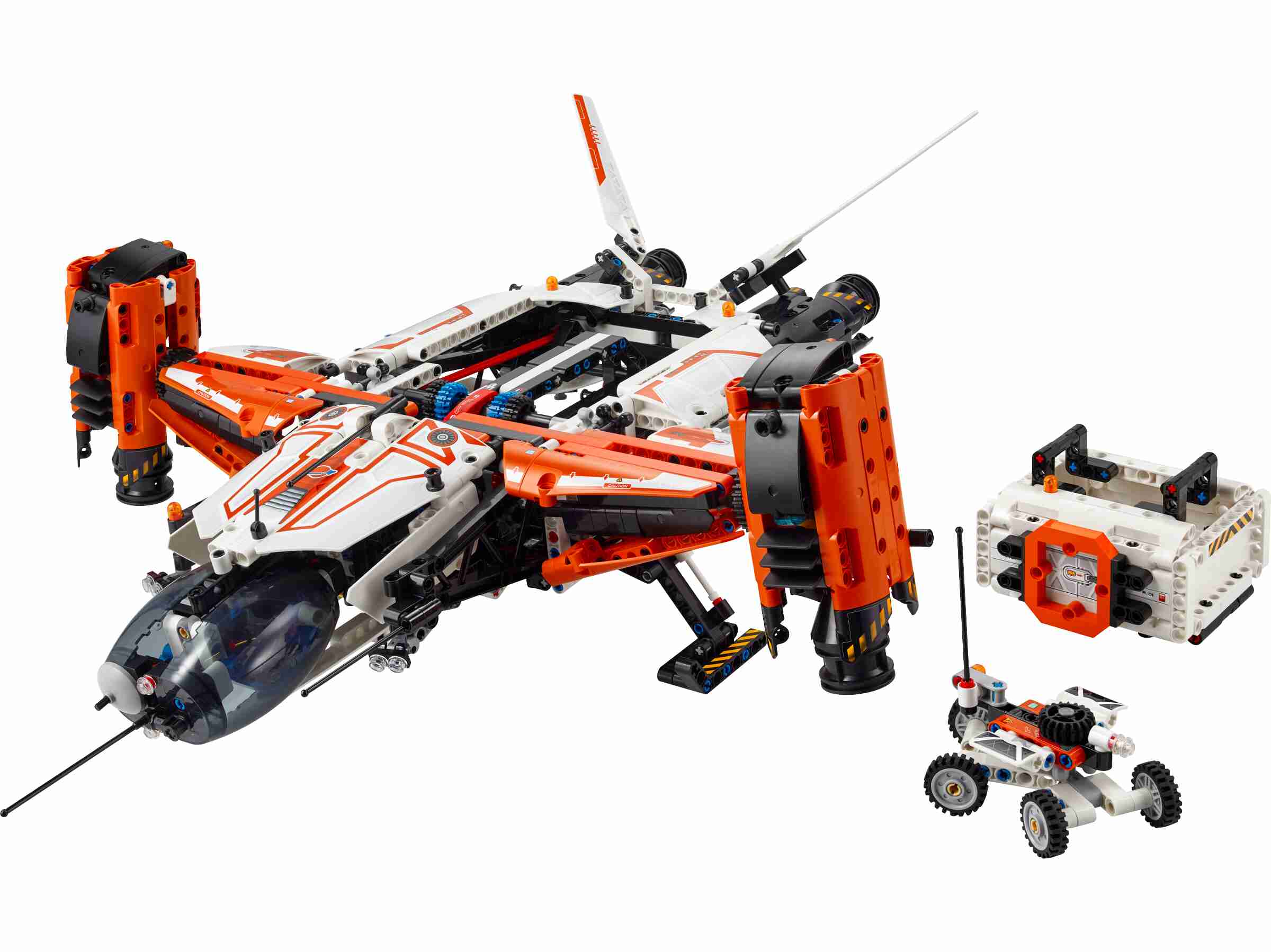 LEGO 42181 Technic VTOL Schwerlastraumfrachter LT81, Mini-Rover, Frachtkapsel