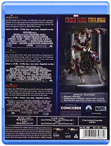 Iron Man Trilogie - Collector's Edition, 3 Discs