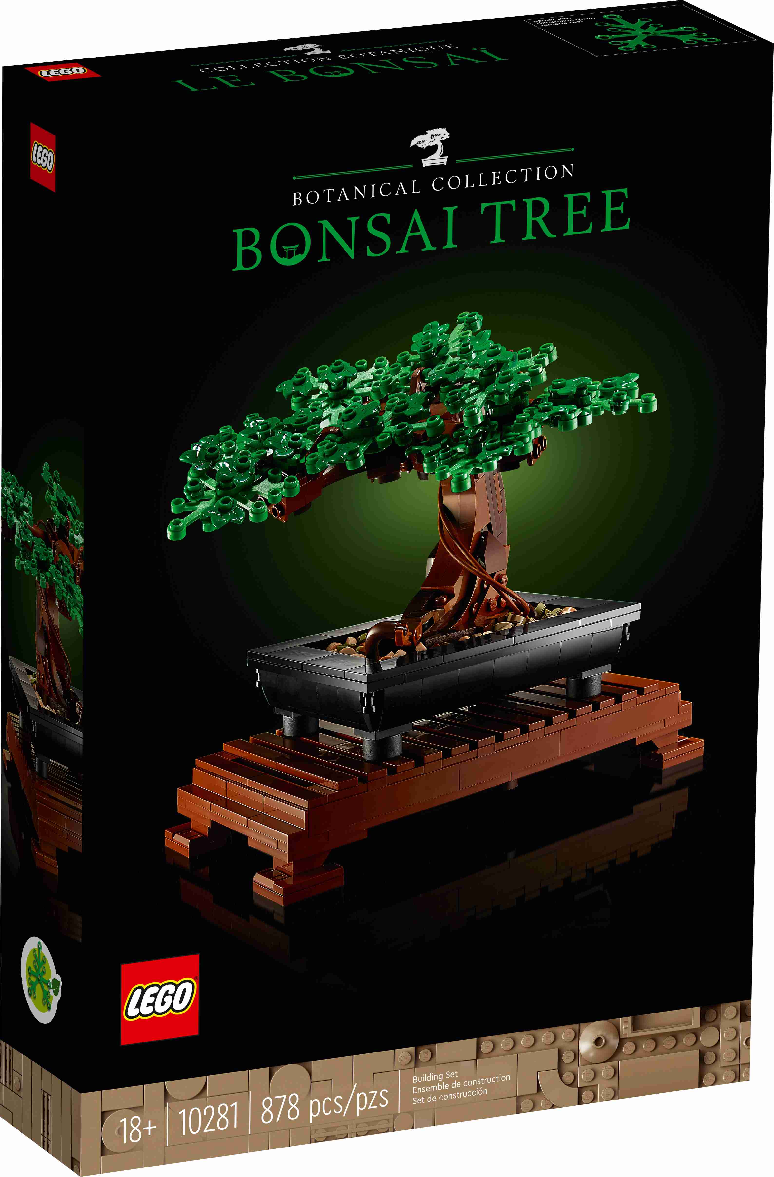 LEGO 10281 Bonsai Baum, Kunstpflanzen-Set, Botanik-Kollektion, Home Deko