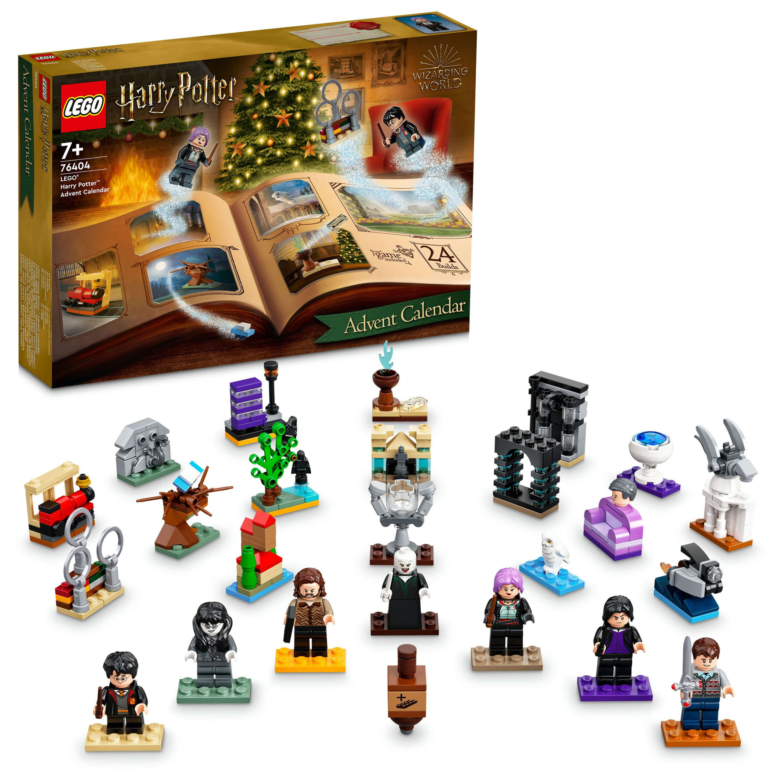 LEGO 76404 Harry Potter Adventskalender 2022 mit Brettspiel und Film-Szenen