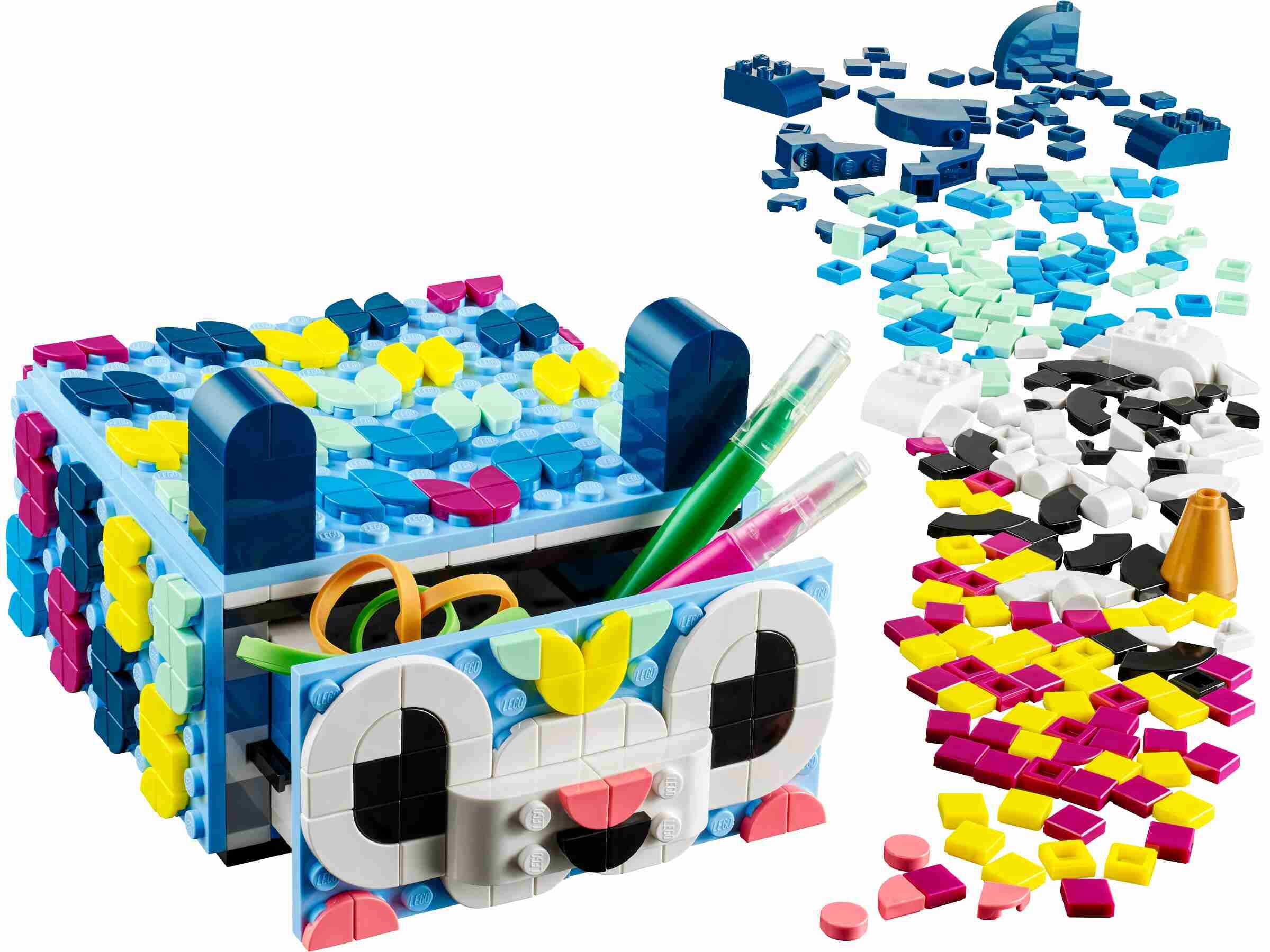 LEGO DOTS Décoration adhésive 41954 Ensemble créatif de décoration  artisanale (95 pièces)