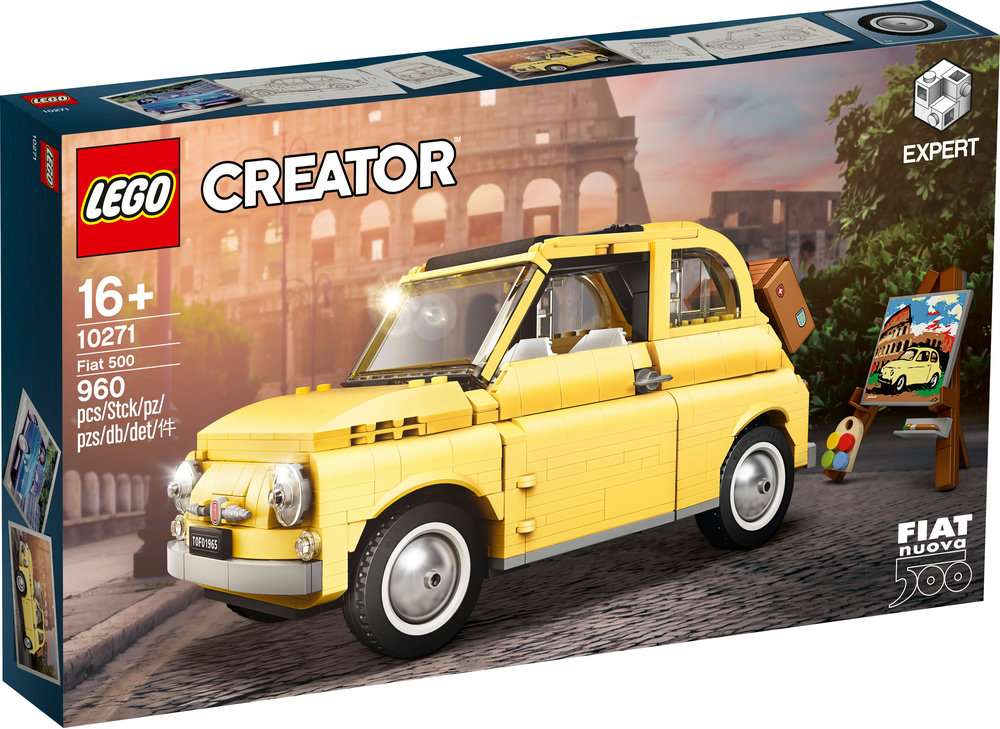 LEGO 10271 Creator Expert Fiat 500, Modellauto, Sammlerstück