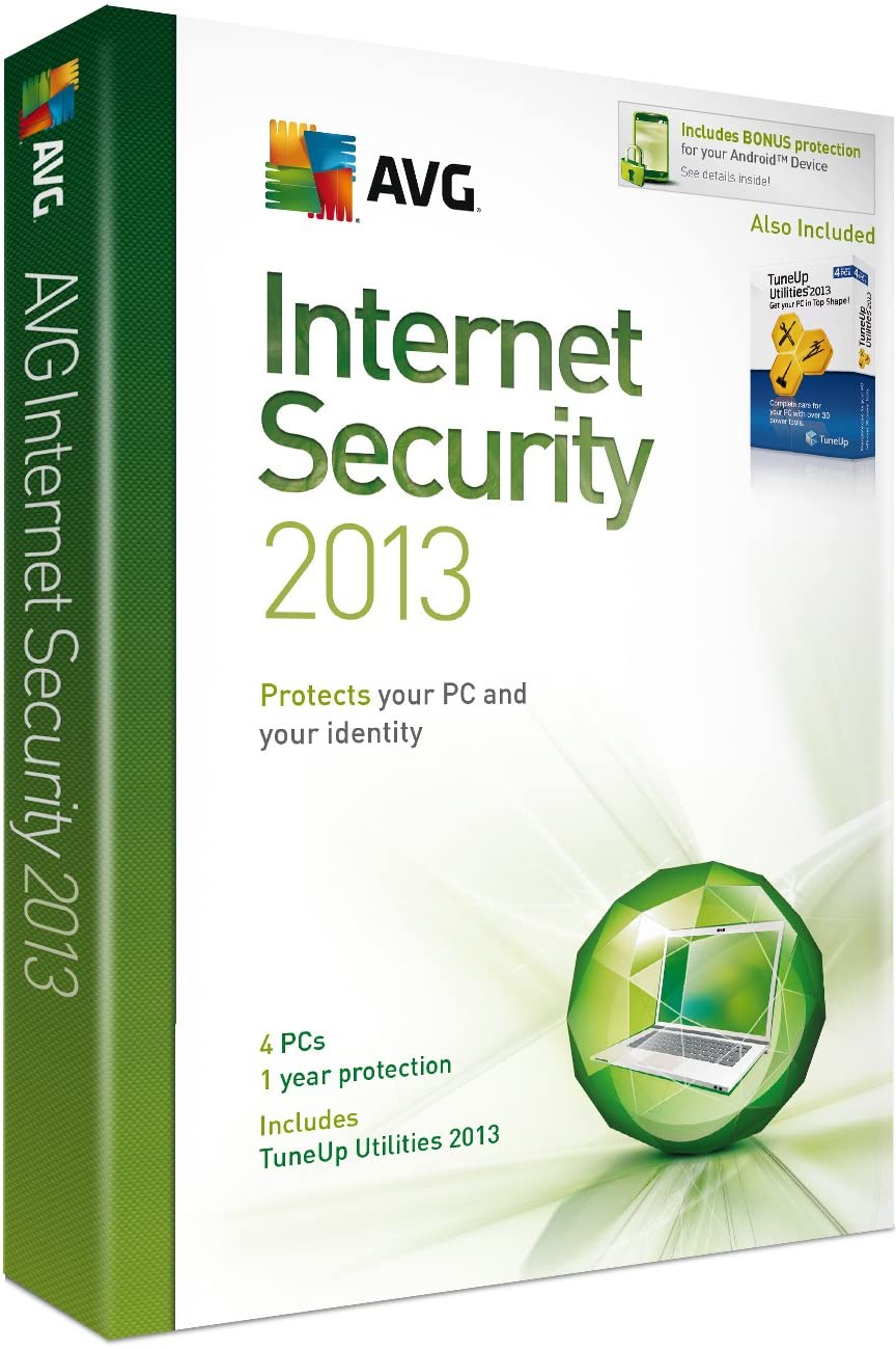 AVG Internet Security/TuneUp Utilities 2013 (4PCs) [PC]