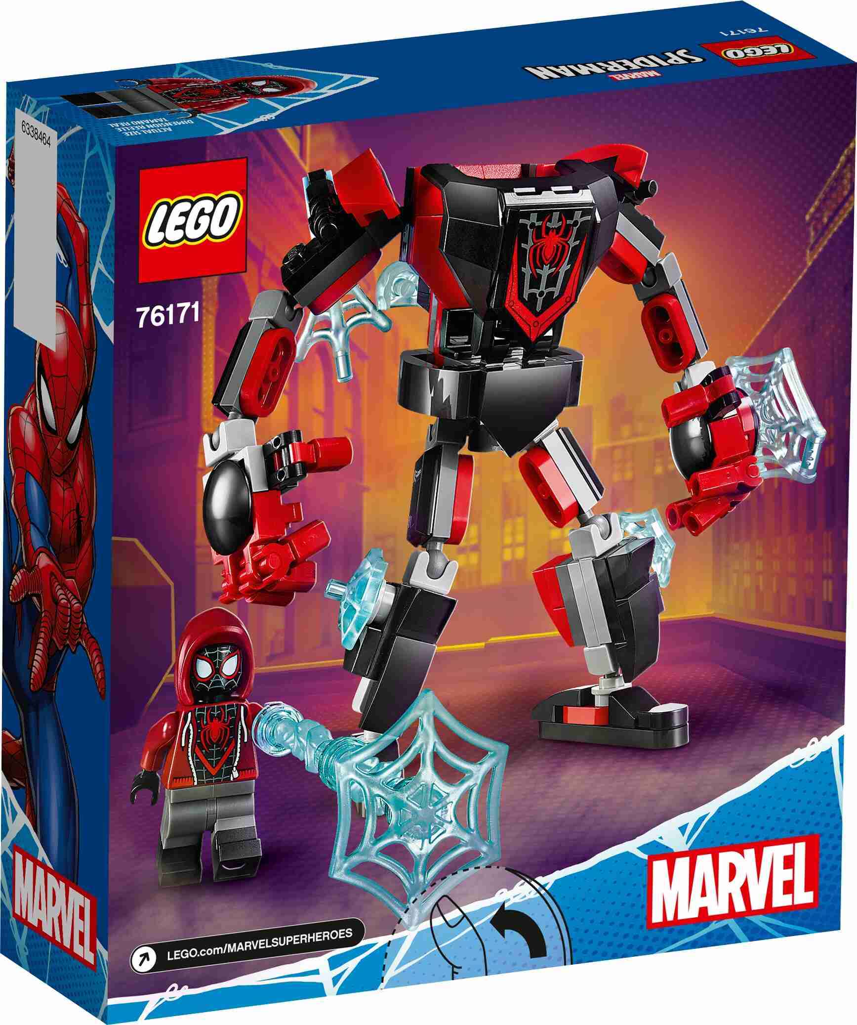LEGO 76171 Spider-Man Miles Morales Mech Set inkl. Minifigur