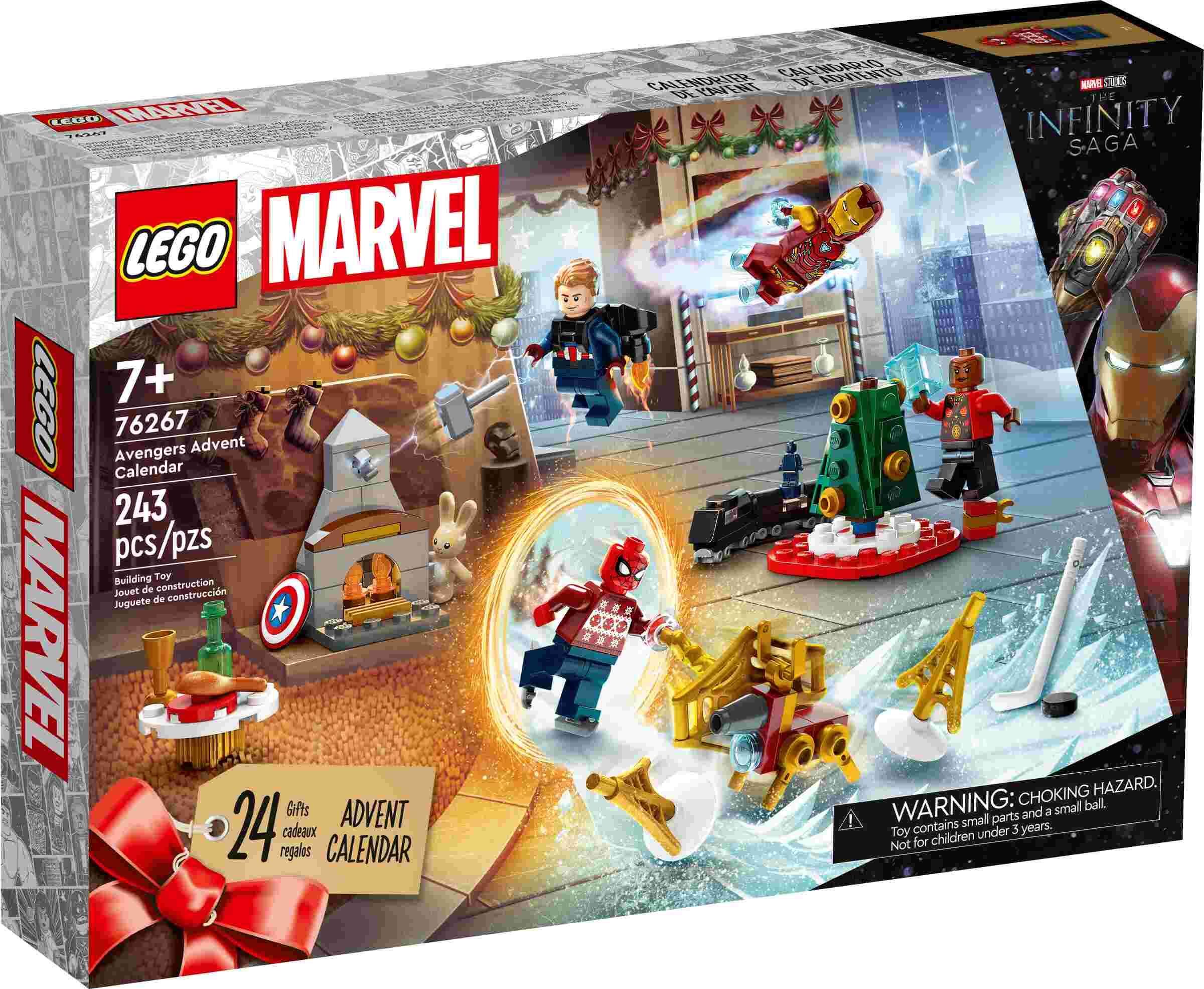 LEGO 76267 Marvel Super Heroes Avengers Adventskalender,  7 Minifiguren