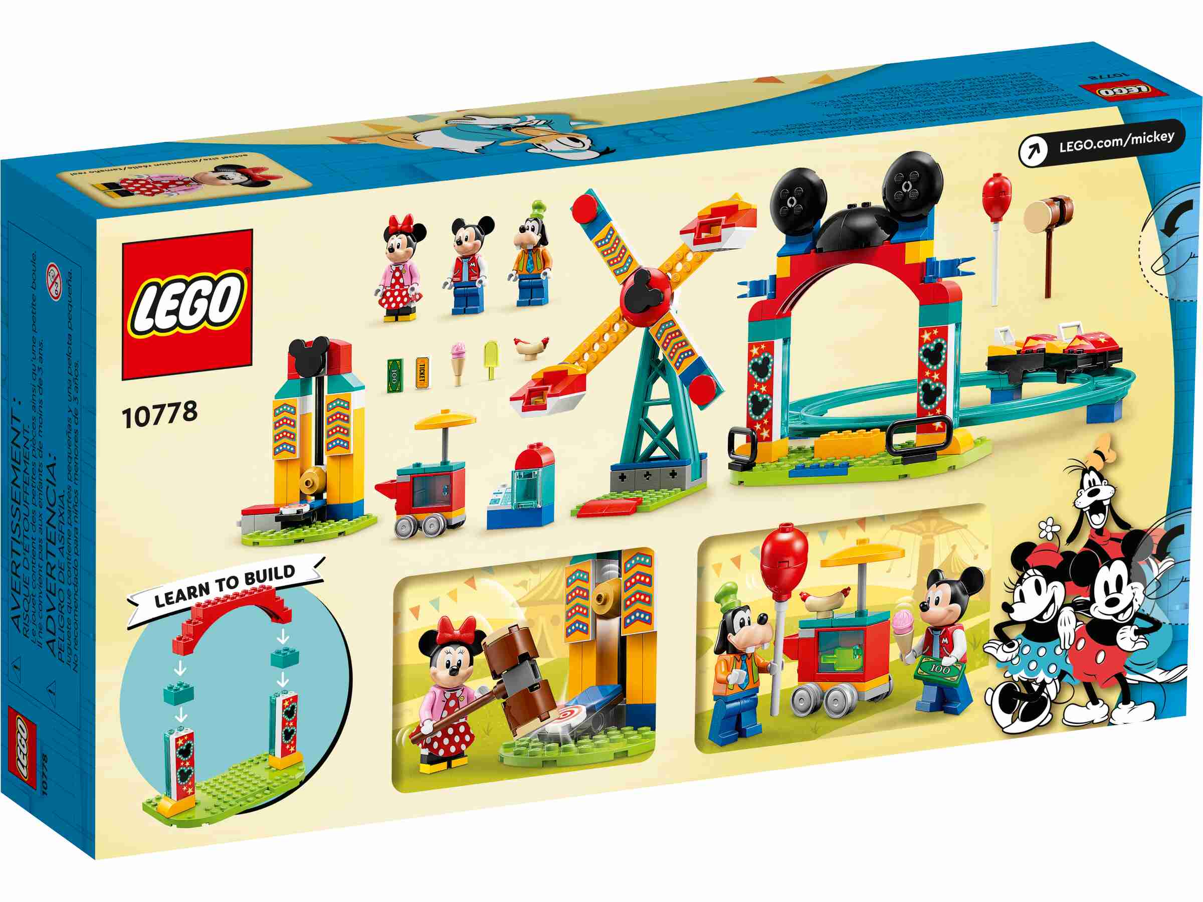 LEGO 10778 Micky, Minnie und Goofy auf dem Jahrmarkt