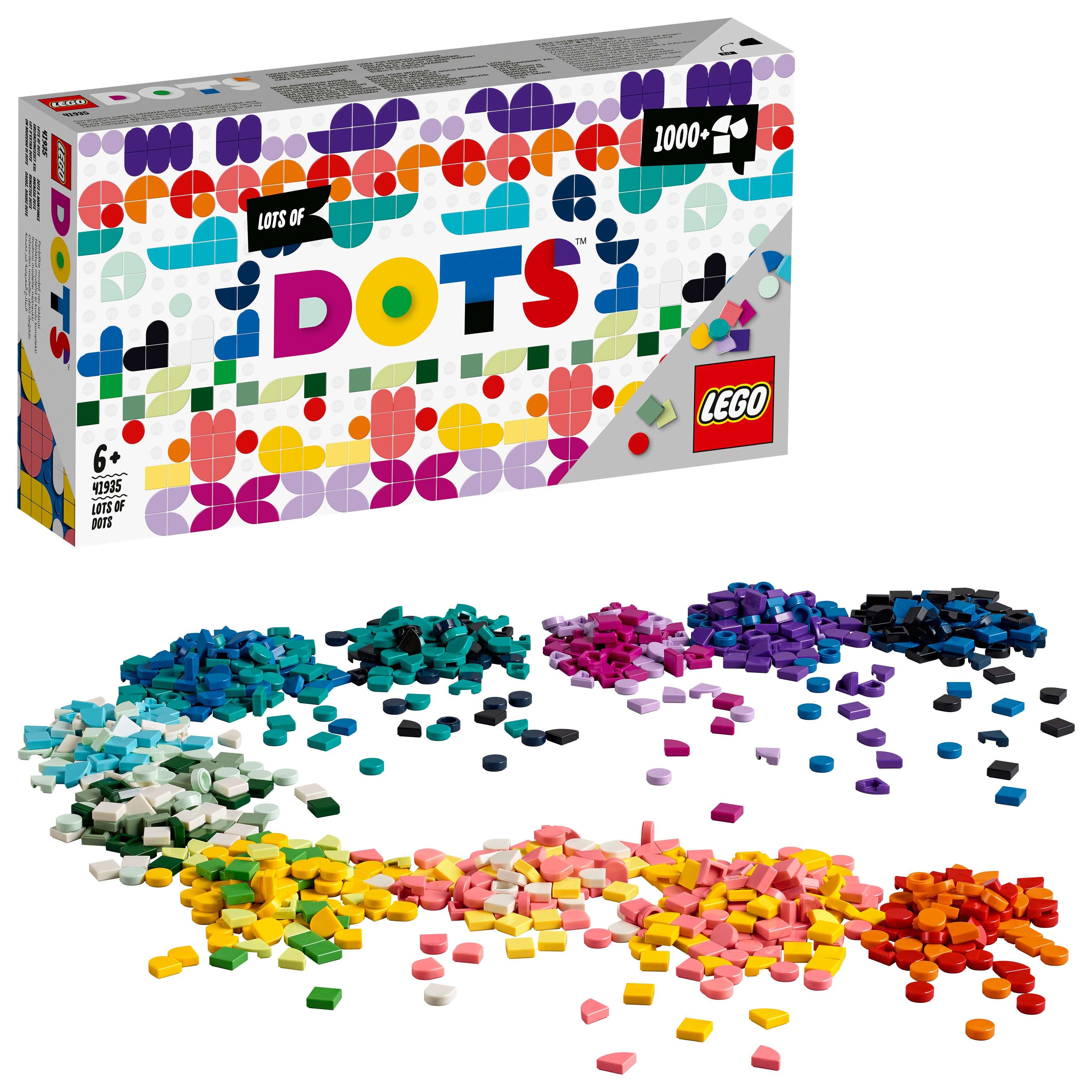 LEGO 41935 DOTS Ergänzungsset XXL, 44 verschiedene Arten von DOTS Steinchen