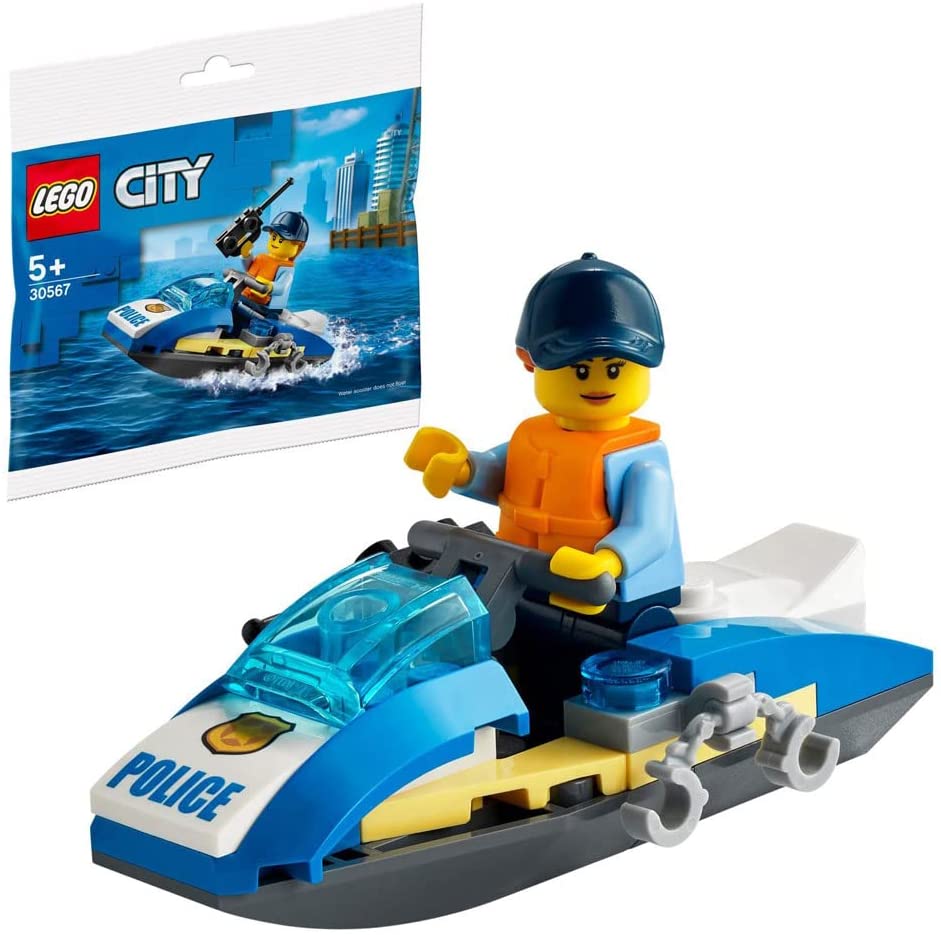 LEGO 30567 City Polizei Jetski Konstruktionsspielzeug, 1 Figur
