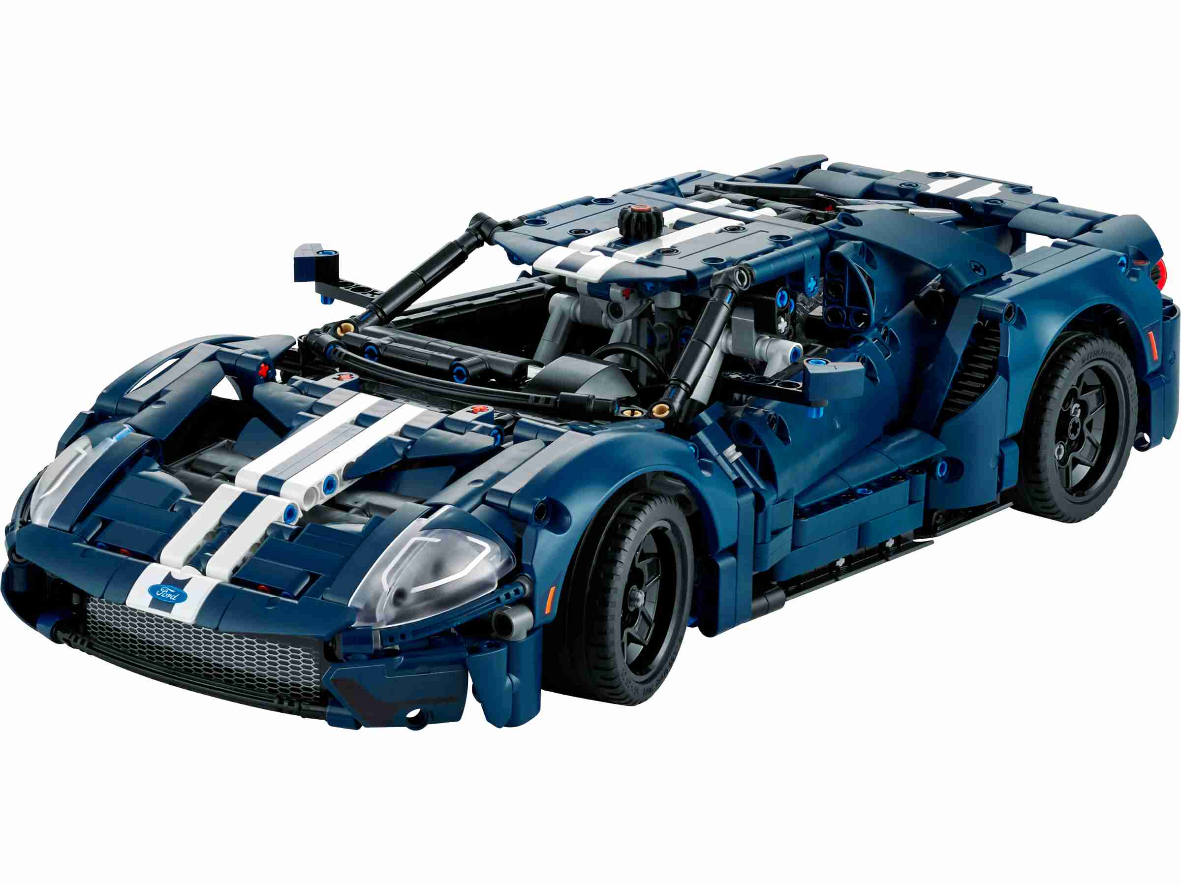 LEGO 42154 Technic Ford GT 2022, aufklappbare Motorhaube, V6-Motor, Heckantrieb