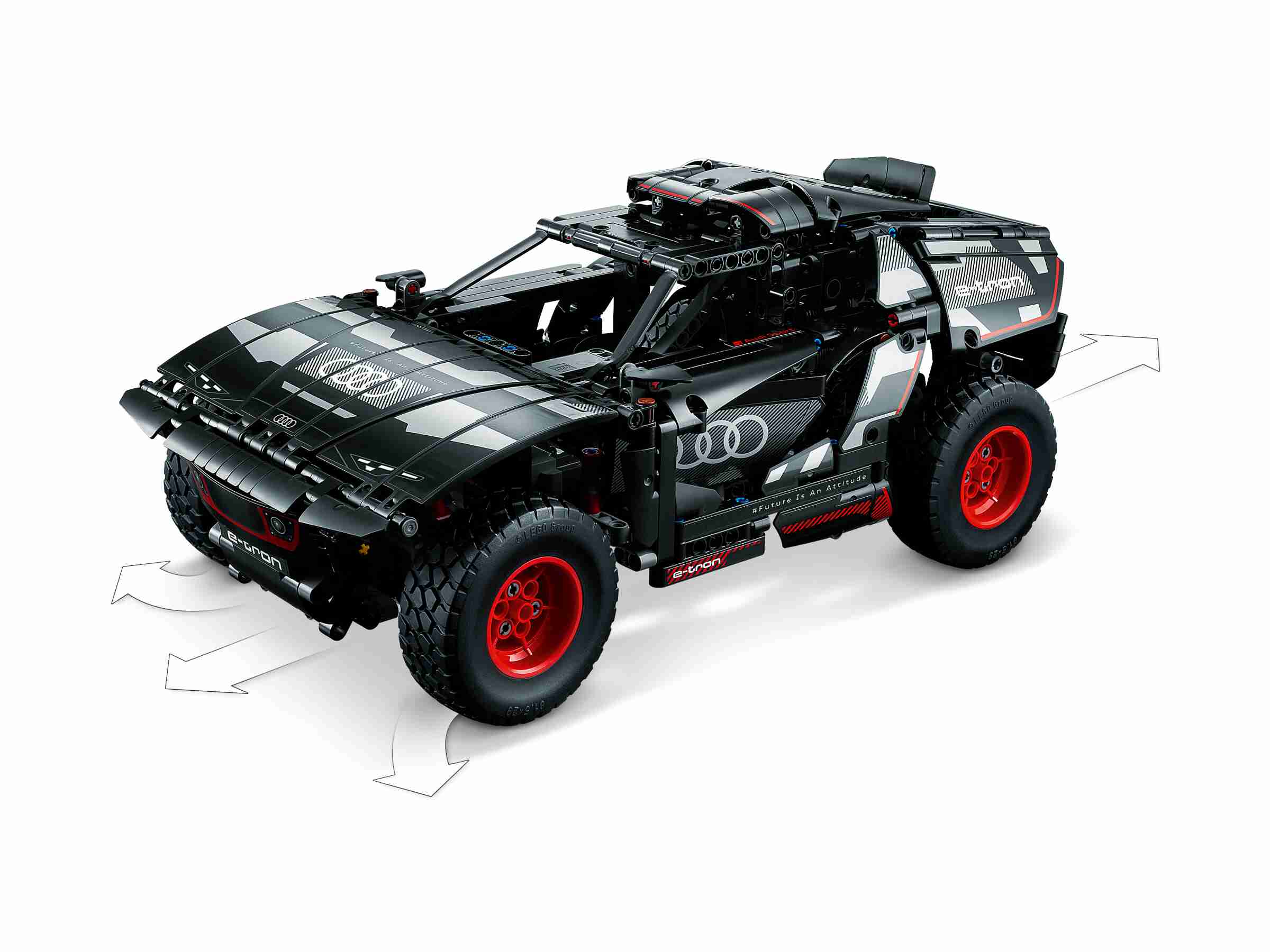 LEGO 42160 Technic Audi RS Q e-tron, Ferngesteuerte Funktionen, CONTROL+ App