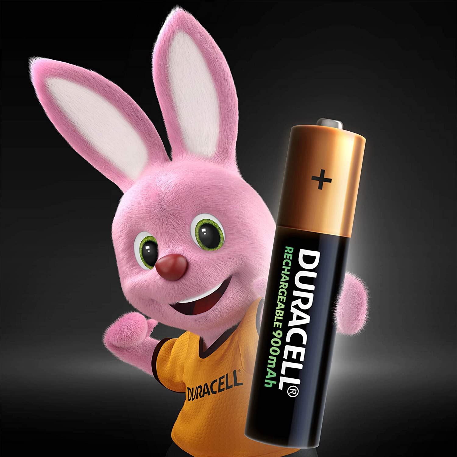 Duracel Rechargeable AAA Micro, 1.2V Akku Batterie, 900mAh, 2er-Pack