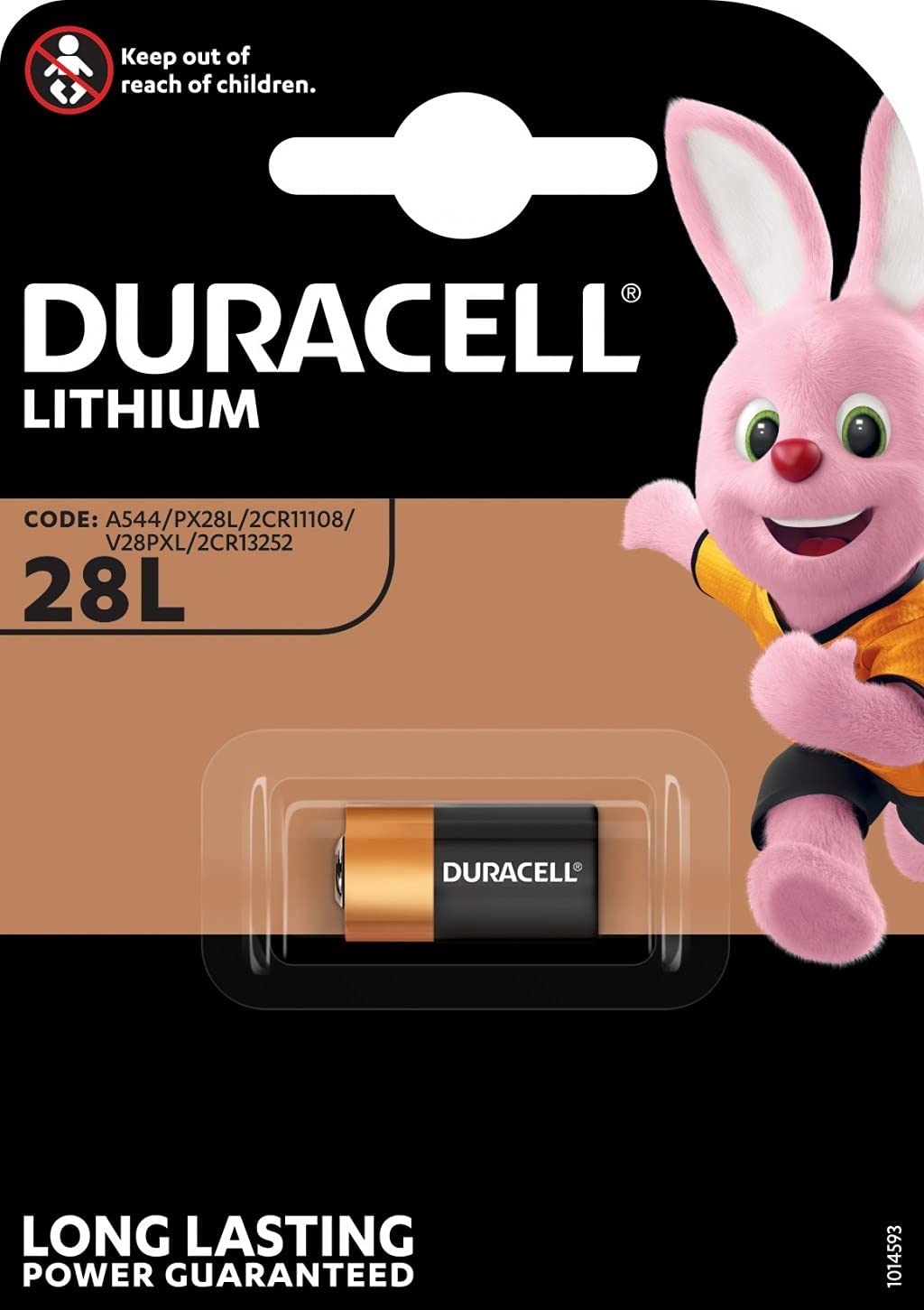 Duracell 28L, 6V Lithium Hochleistungsbatterie, PX28 2CR11108, 150mAh, 1er-Pack