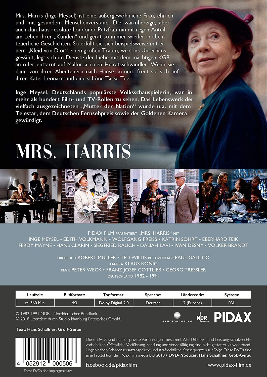 Mrs. Harris - Die Abenteuer einer Londoner Putzfrau / komplette 6-teilige Serie
