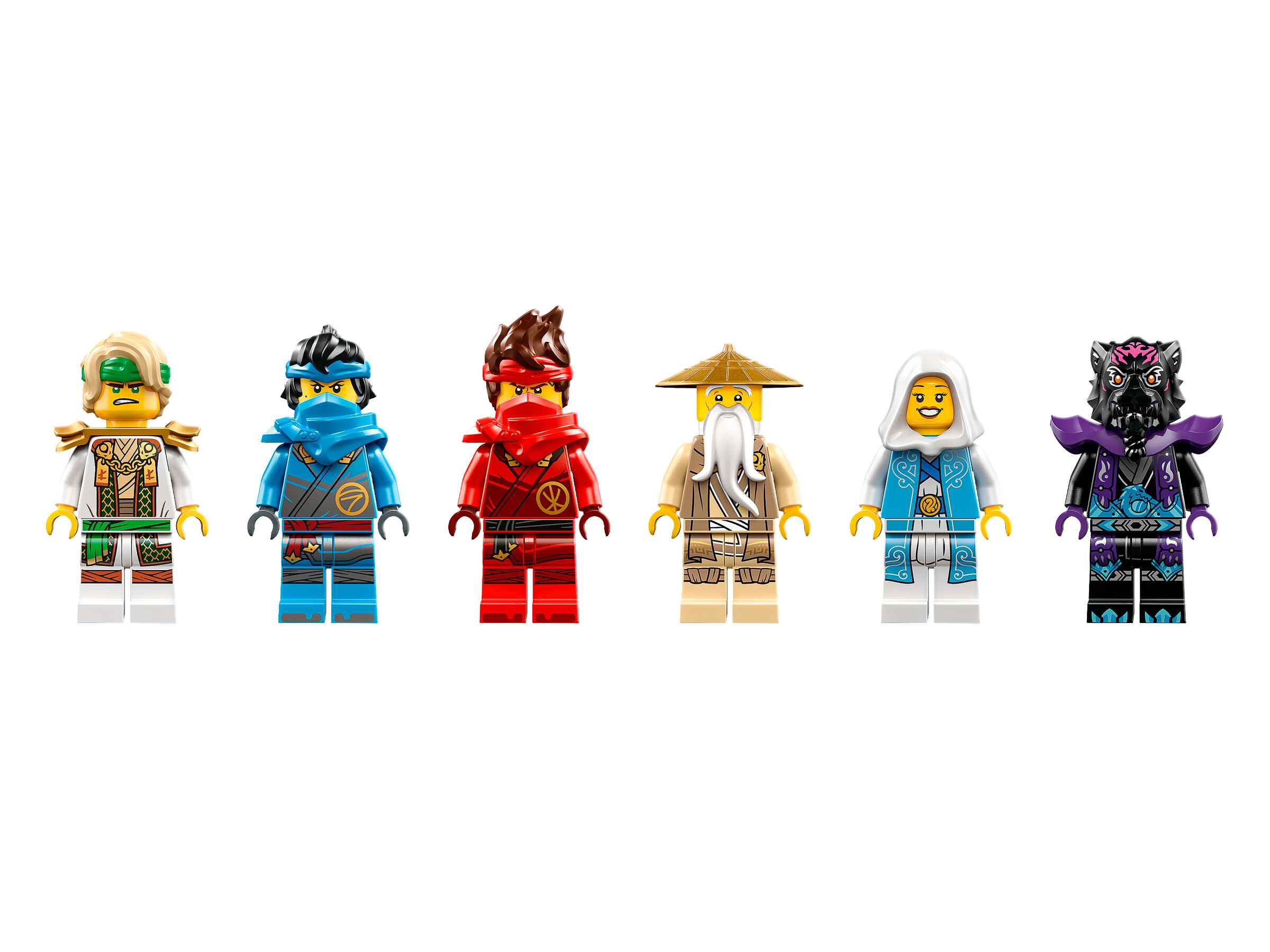 LEGO 71819 NINJAGO Drachenstein-Tempel, 6 Minifiguren, Geheimkammer 