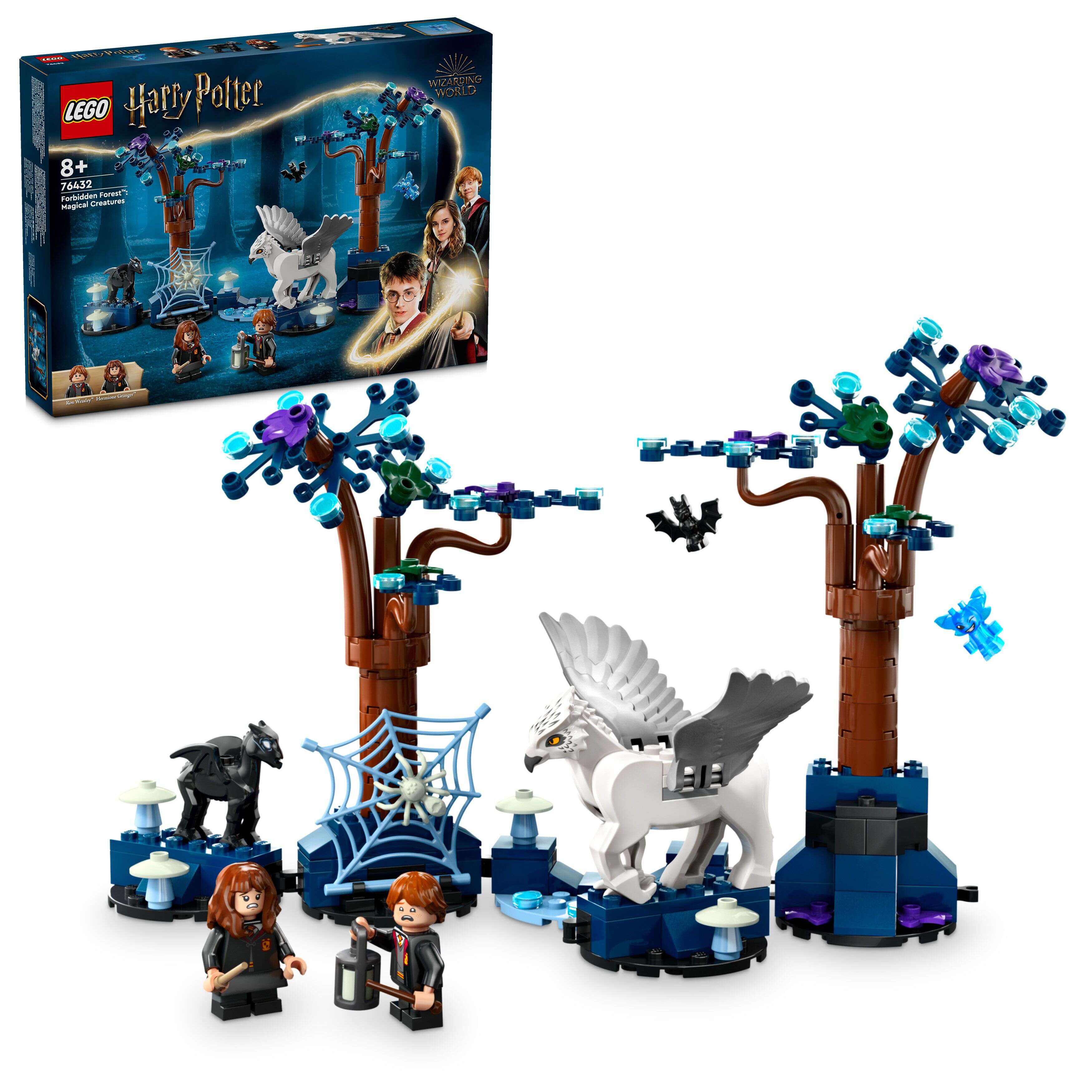 LEGO 76432 Harry Potter Der verbotene Wald: Magische Wesen, 5 Figuren