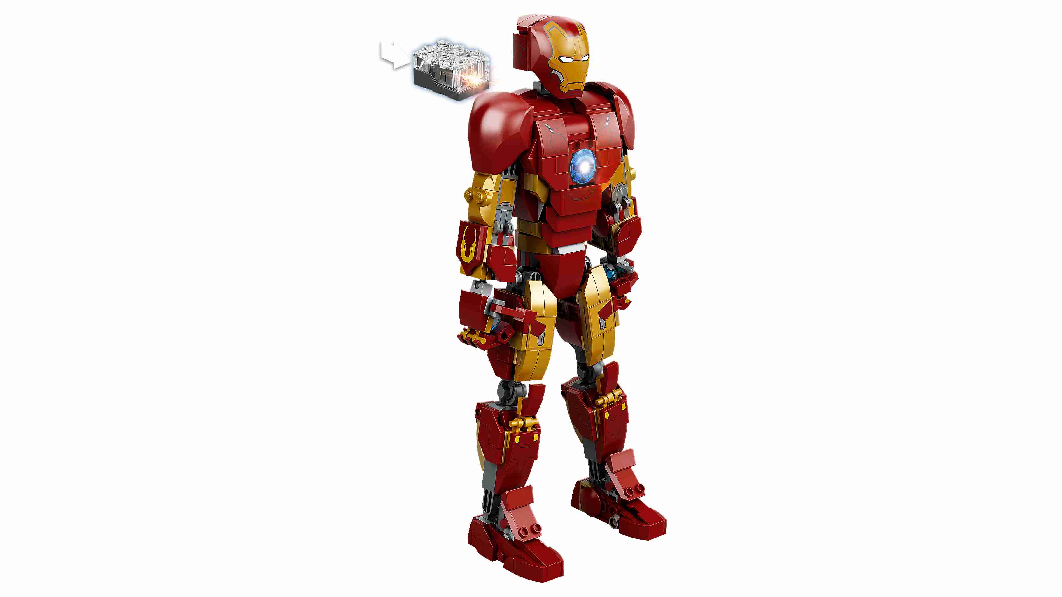 LEGO 76206 Marvel Iron Man Figur, aus Avengers: Age of Ultron, Infinity Saga