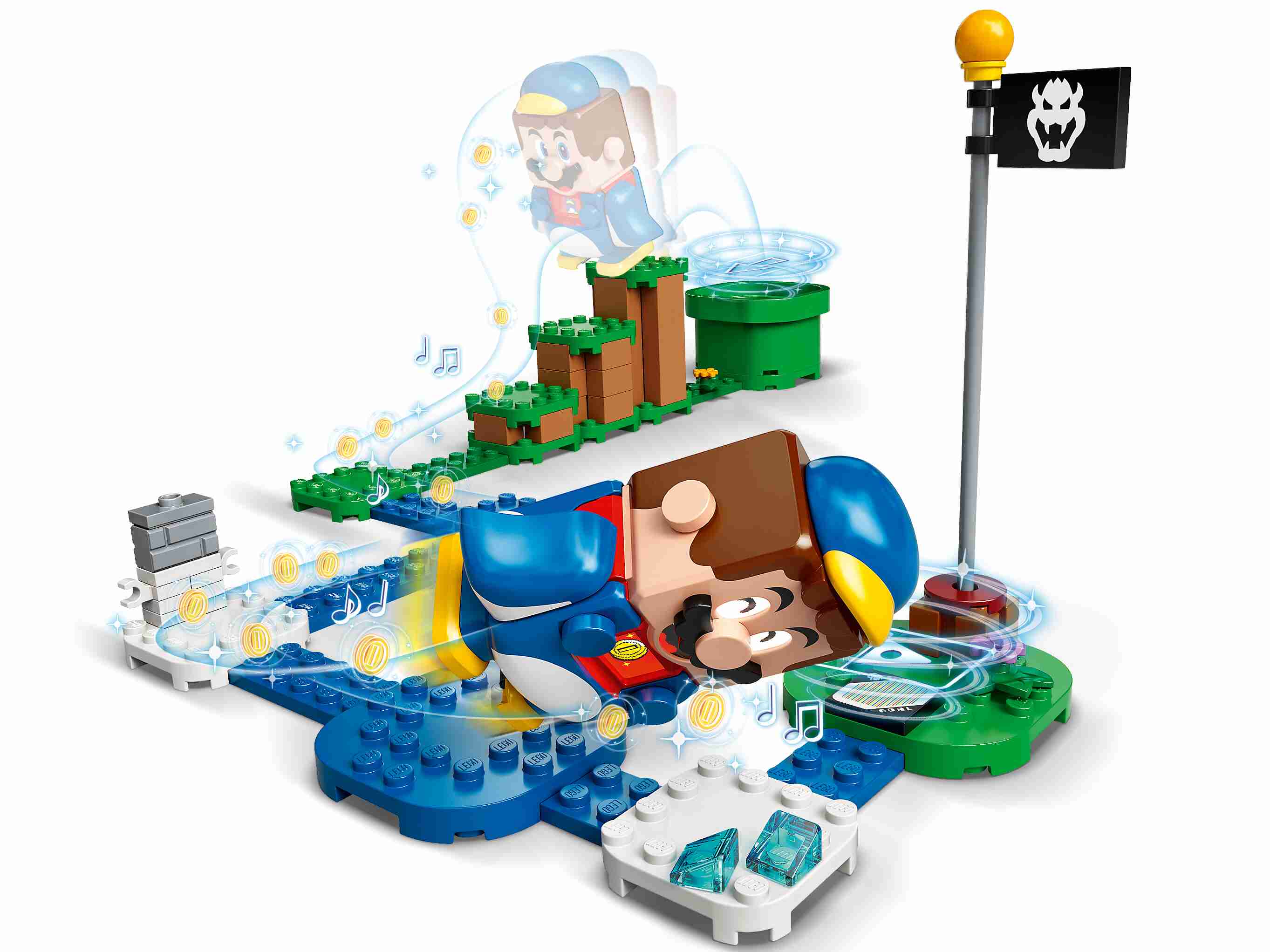 LEGO 71384 Super Mario Pinguin-Mario Anzug, Starterset erforderlich
