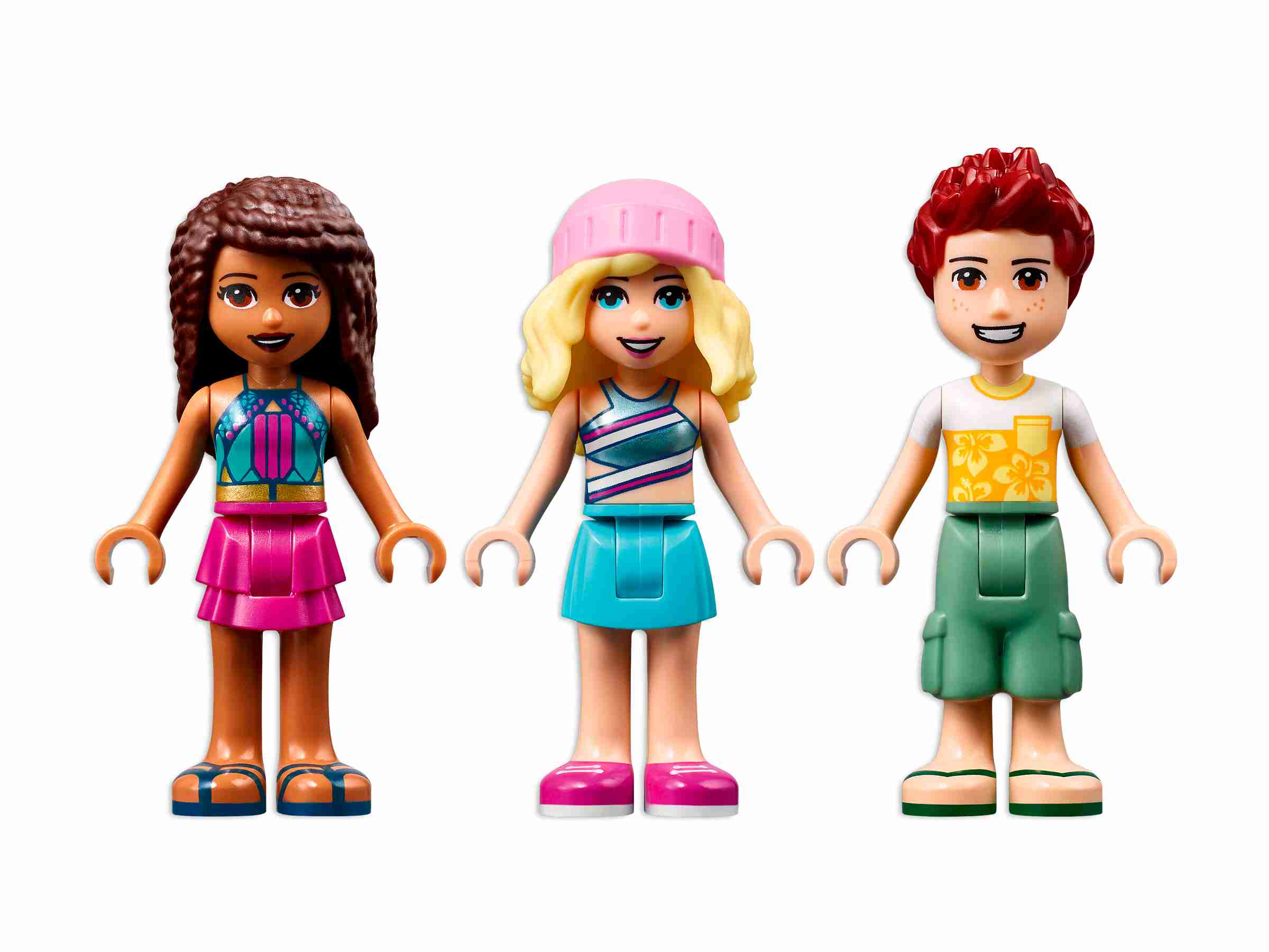 LEGO 41700 Friends Glamping am Strand, mit 3 Mini-Puppen und Zubehör