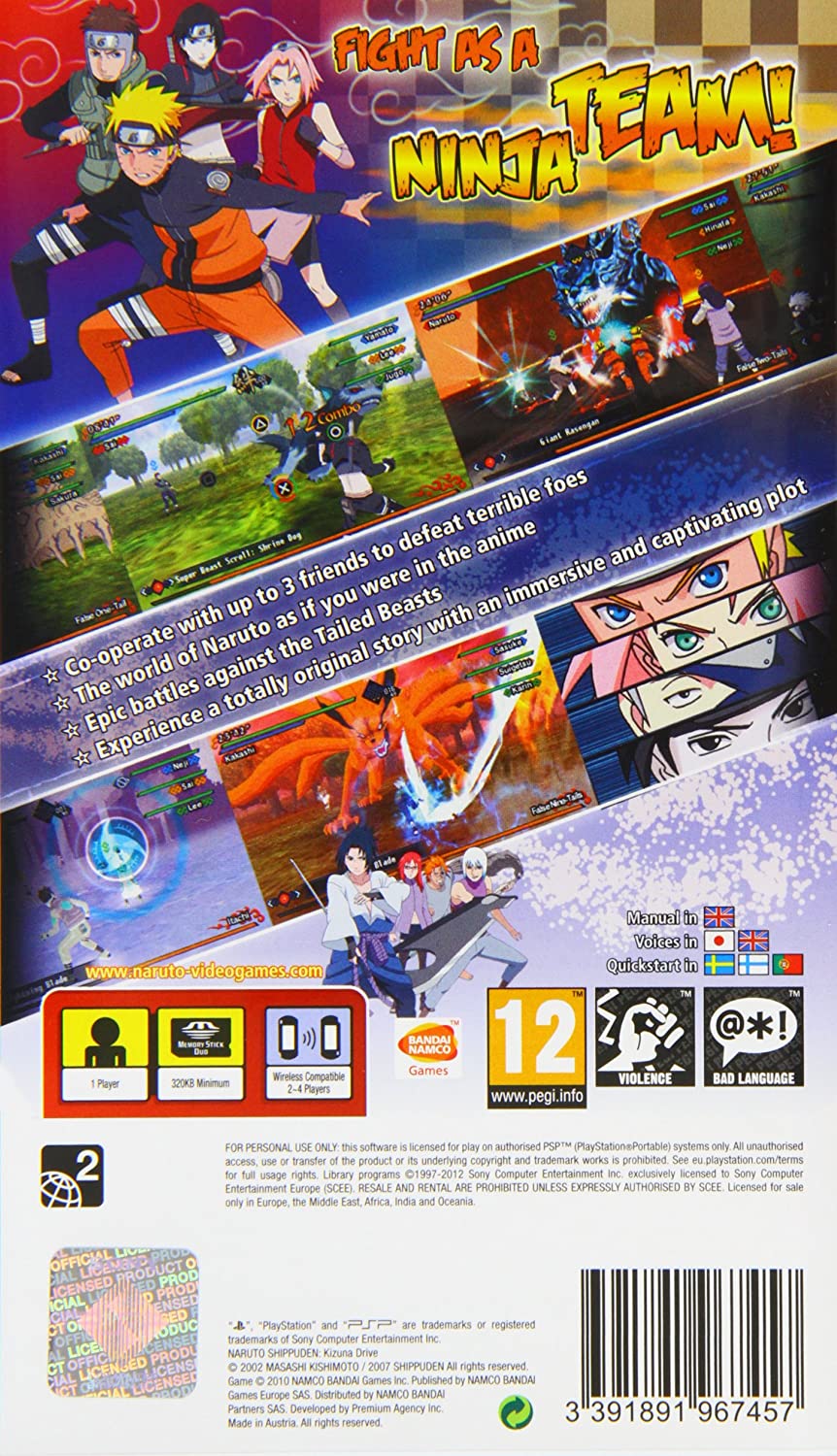 Naruto Shippuden: Kizuna Drive [Playstation Portable]