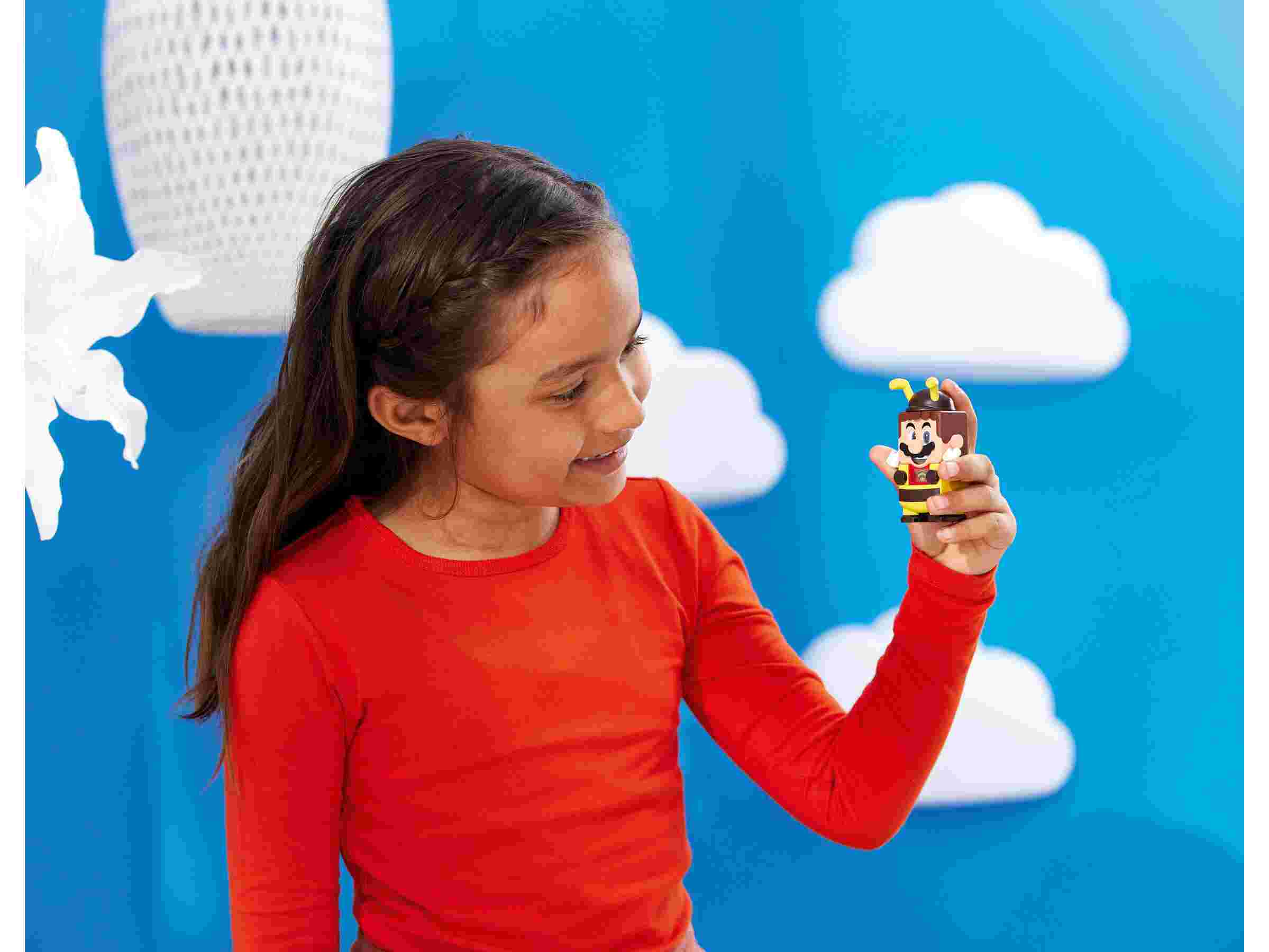 LEGO 71393 Super Mario Bienen-Mario Anzug, Power-Up-Paket, interaktiver Anzug