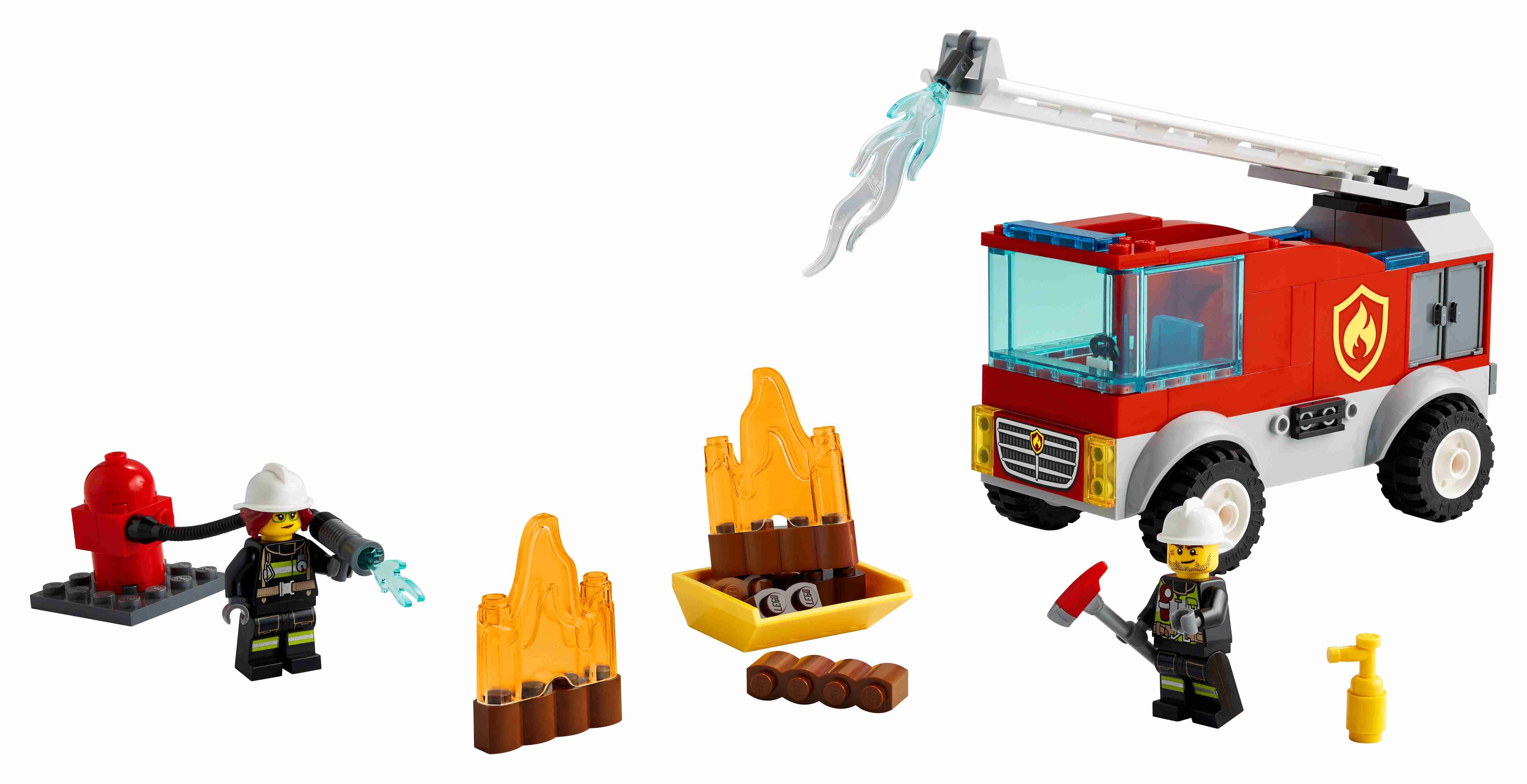 LEGO 60280 City Feuerwehrauto mit Feuerwehrmann Minifigur