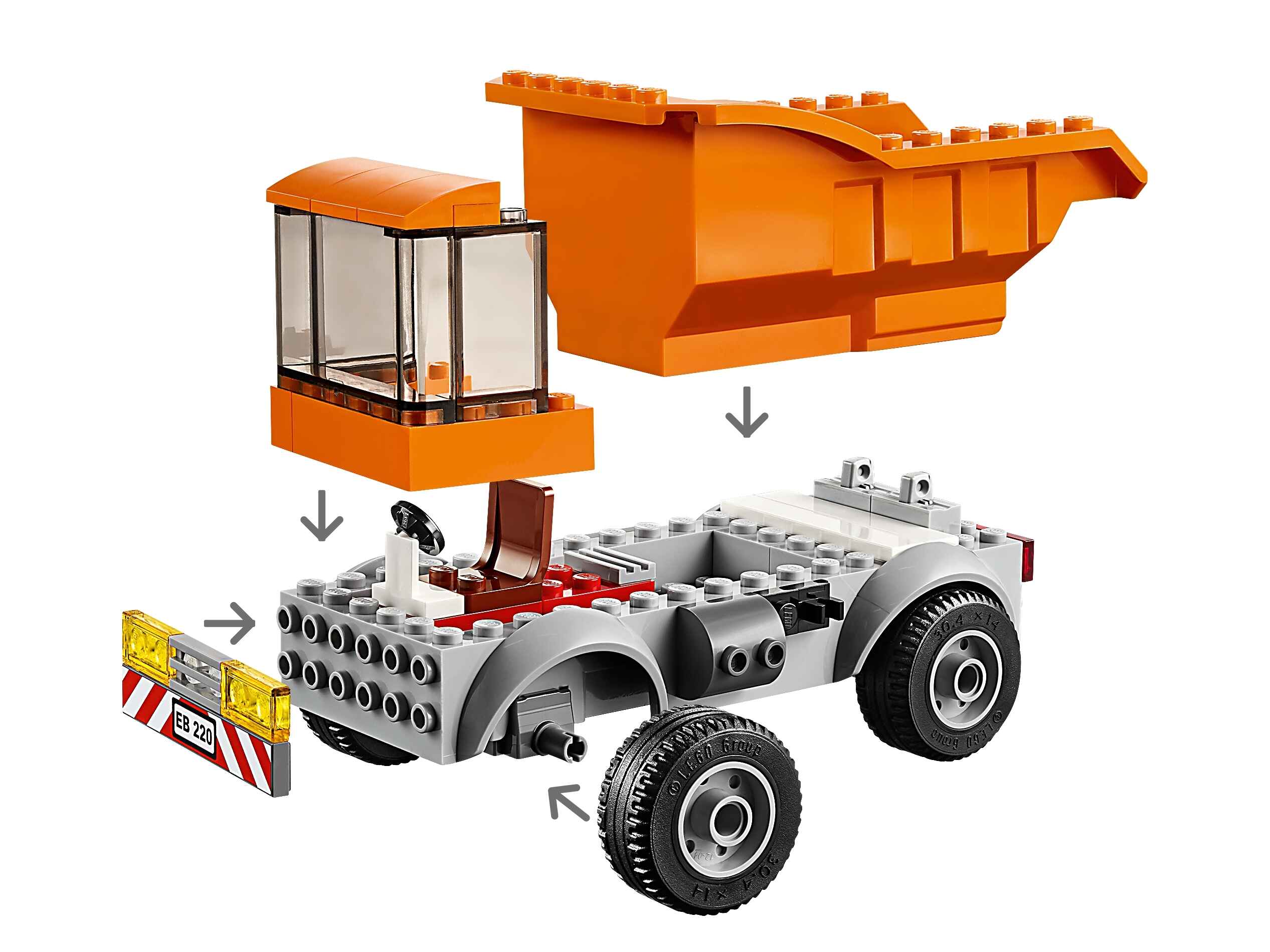 LEGO 60220 City Müllabfuhr mit 2 Müllarbeiter Minifiguren