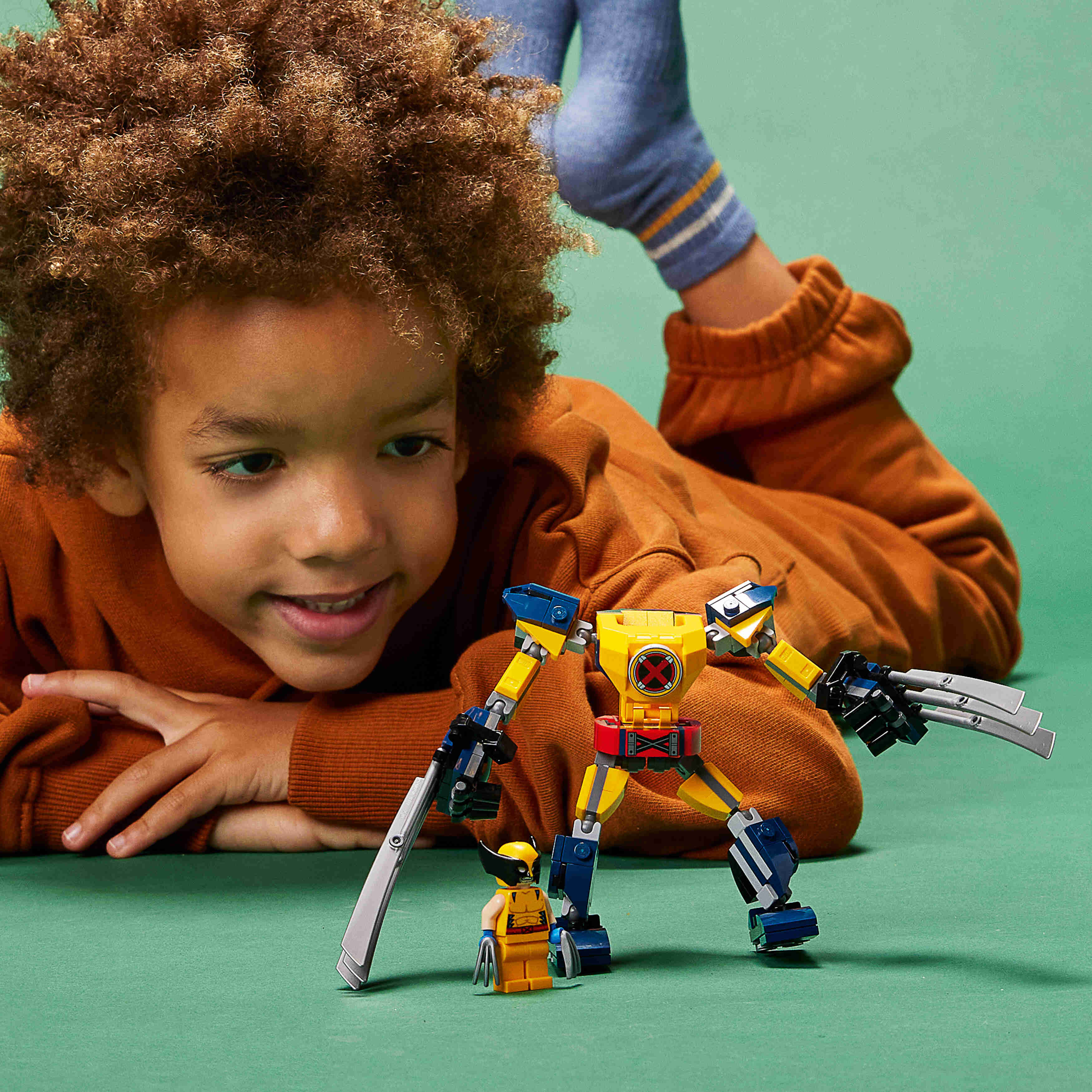 LEGO 76202 Marvel Wolverine Mech Armour Set, Collectable X-Men Action Figure
