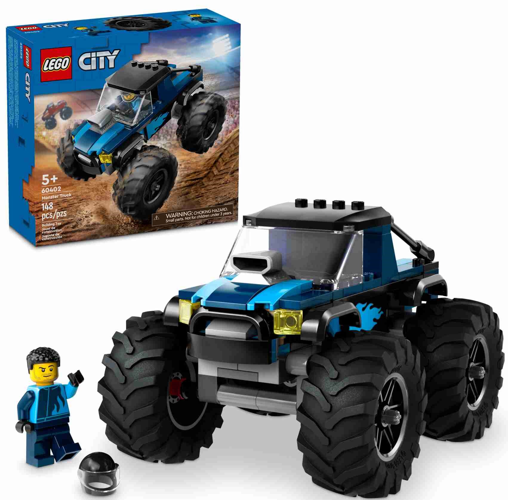 LEGO 60402 City Blauer Monstertruck, Fahrer-Minifigur