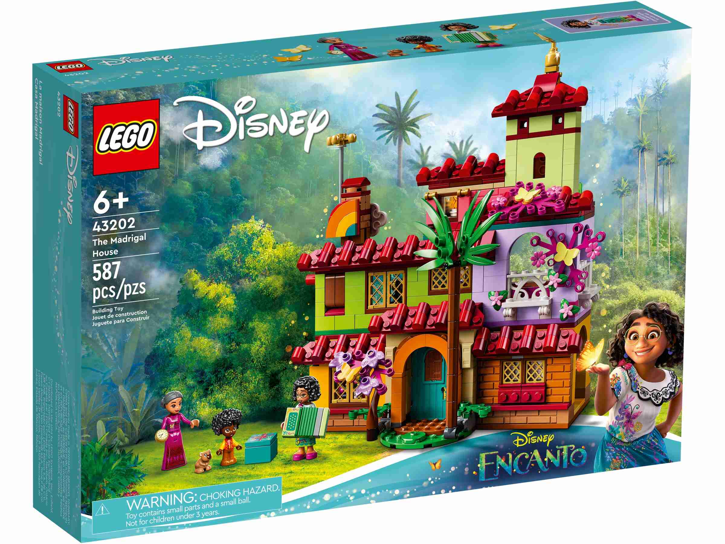 LEGO 43202 Disney Das Haus der Madrigals, Puppenhaus aus Disneys Encanto