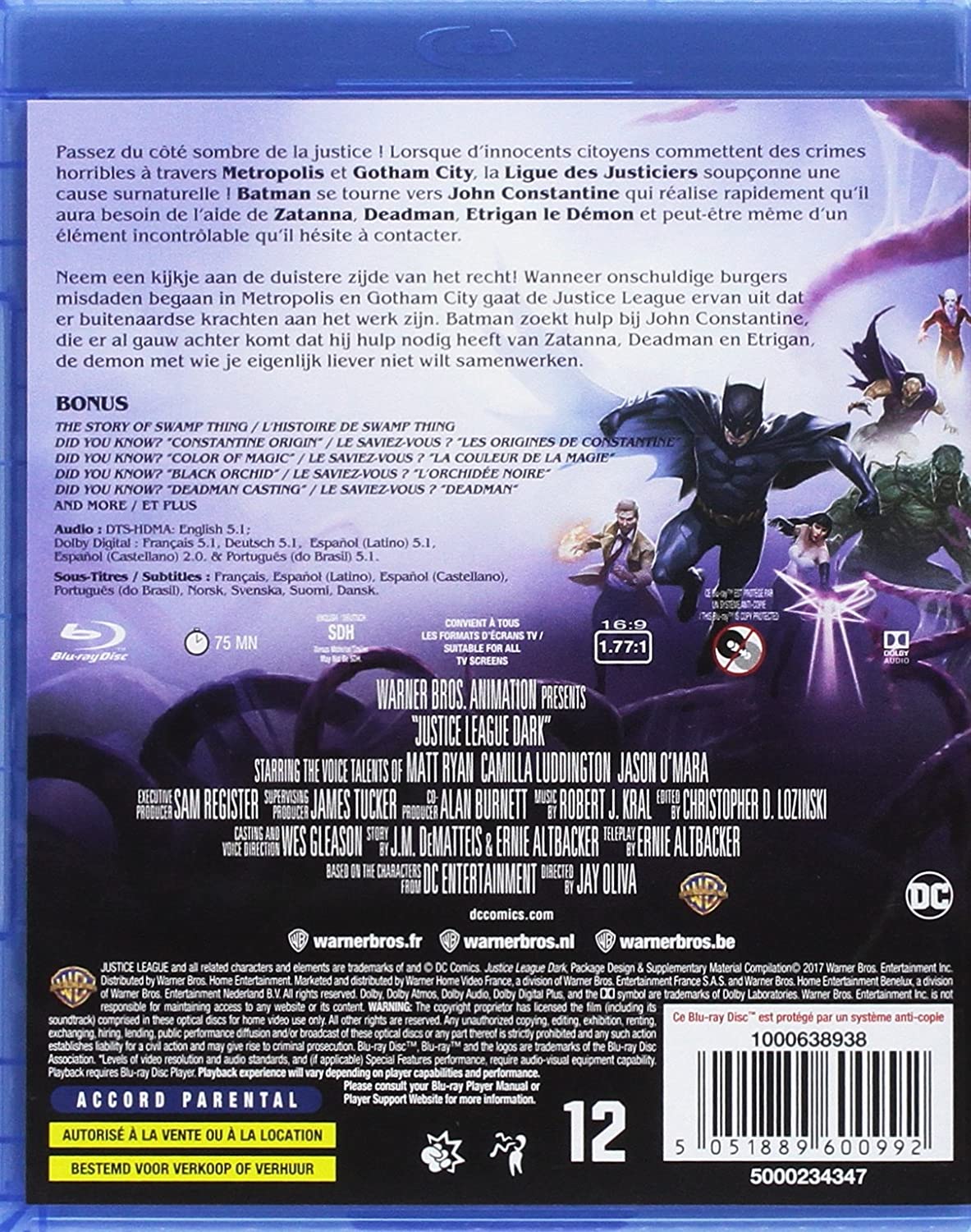 La Ligue des justiciers - Dark - Blu-ray - DC COMICS