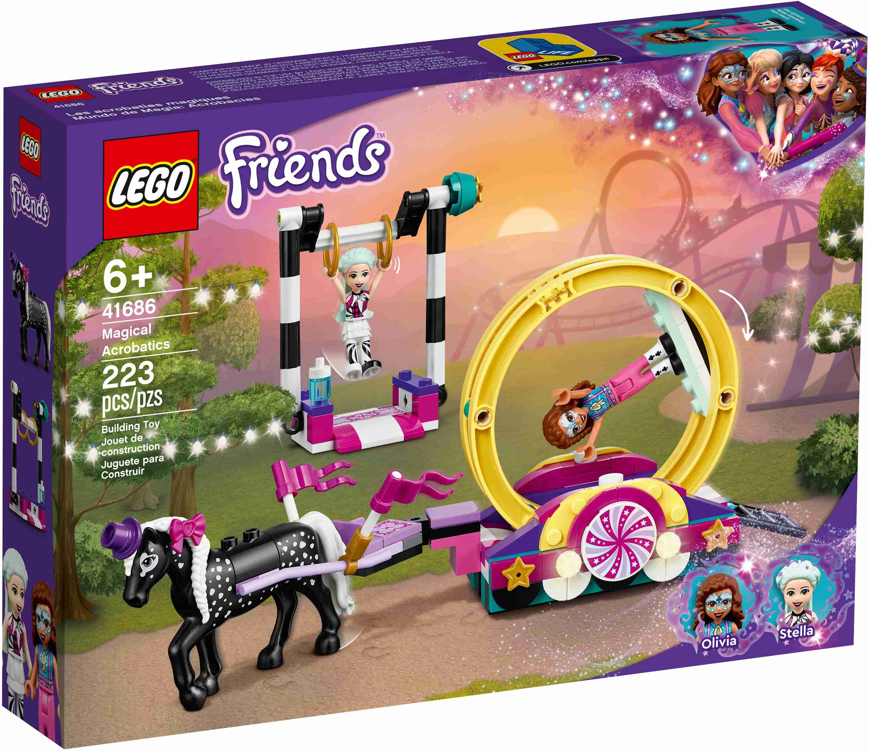 LEGO 41686 Friends Magische Akrobatikshow mit Freizeitpark