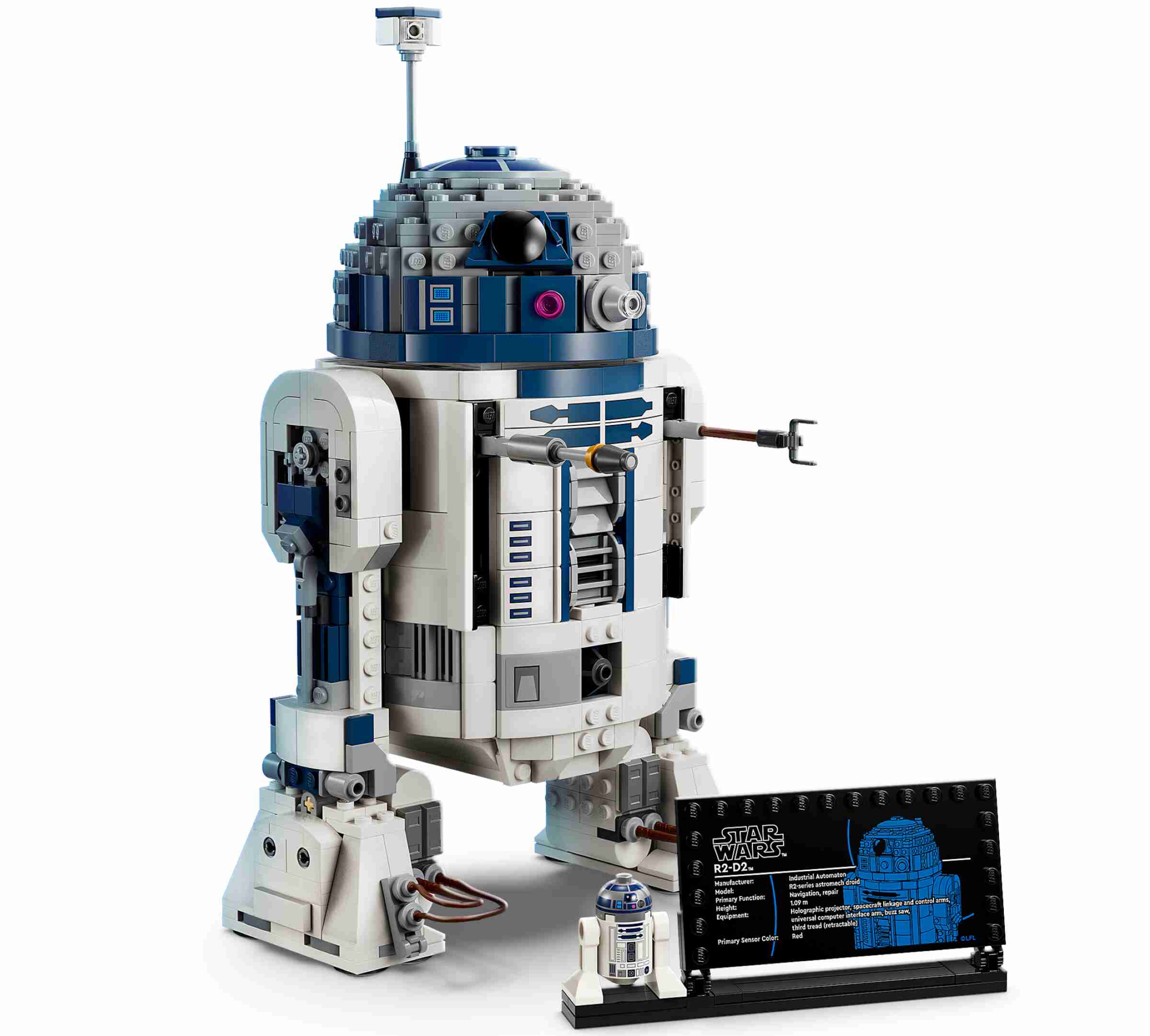 LEGO 75379 Star Wars R2-D2, Sehrohr, Werkzeug, drehbarer Kopf, Darth Malak