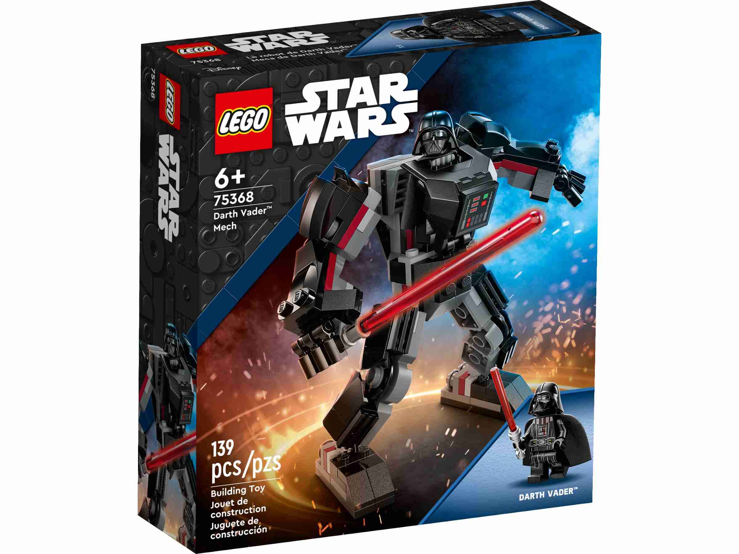 LEGO 75368 Star Wars Darth Vader Mech, Darth Vader Minifigur