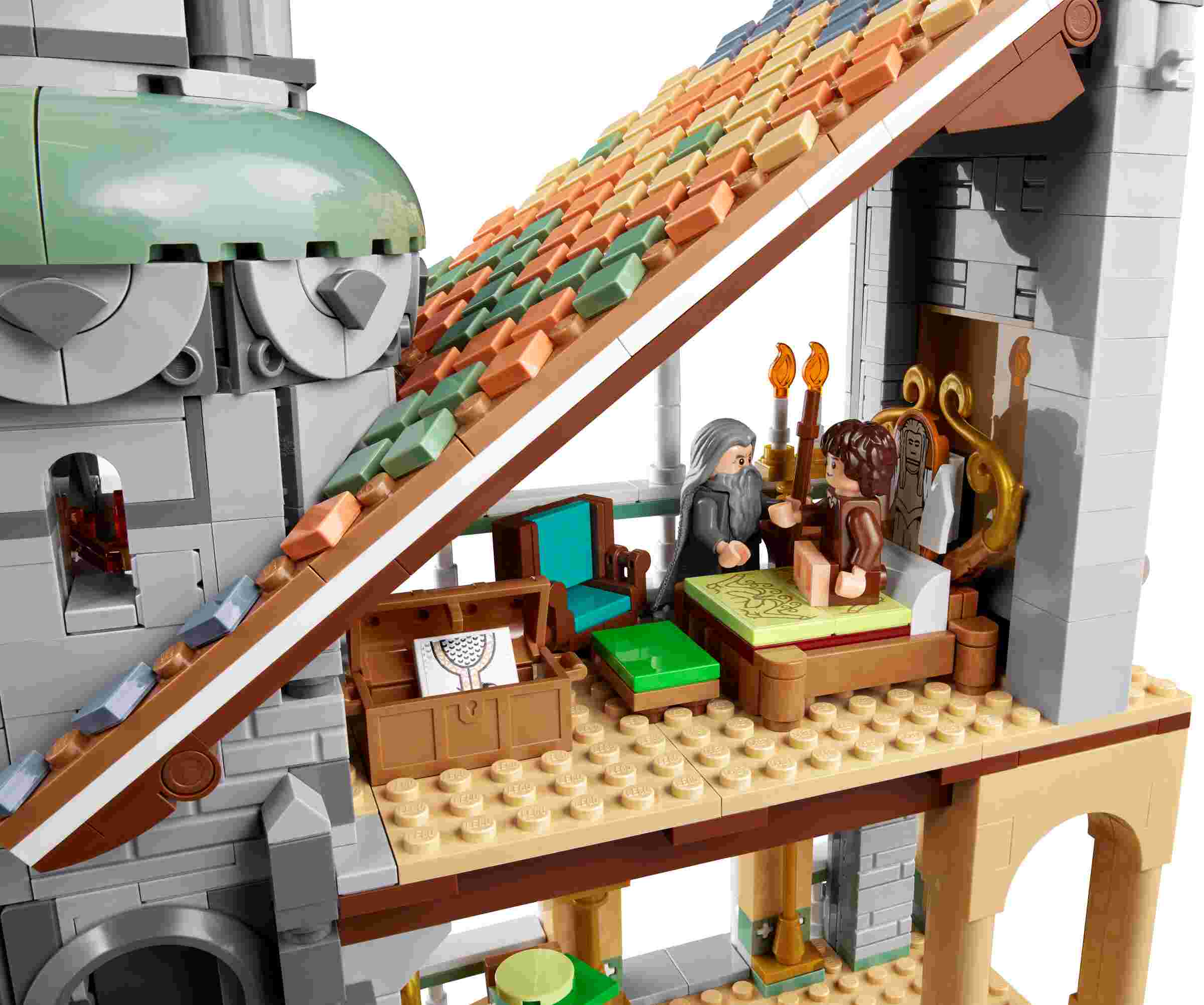 LEGO 10316 Icons Der Herr Der Ringe: Bruchtal, Elben-Schmiede, 15 Figuren