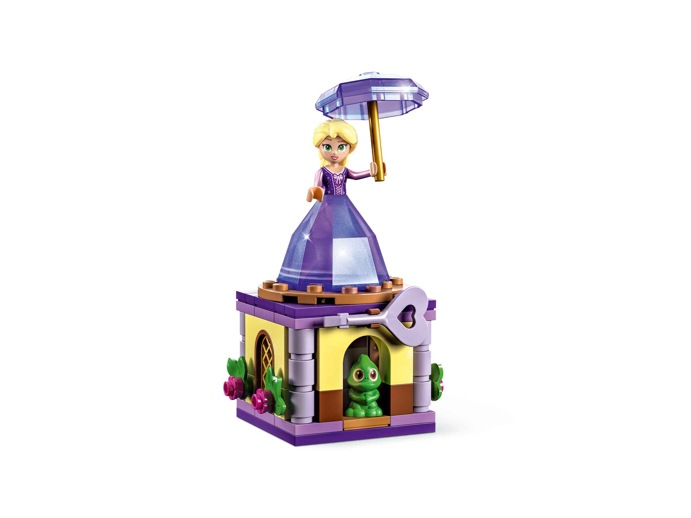 LEGO 43214 Disney Rapunzel-Spieluhr, Schlüssel, Diamantkleid