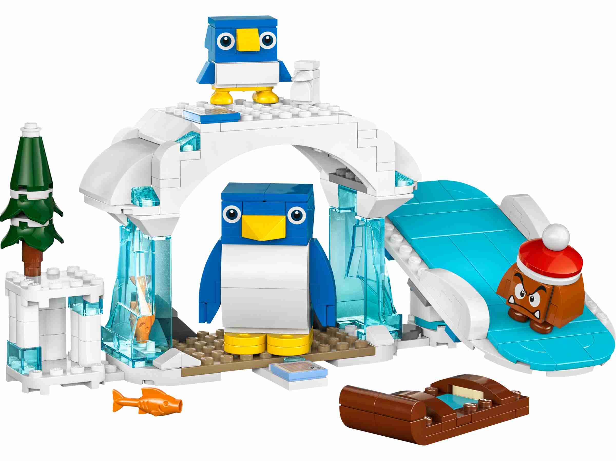 LEGO 71430 Super Mario Schneeabenteuer mit Familie Pinguin – Erweiterungsset