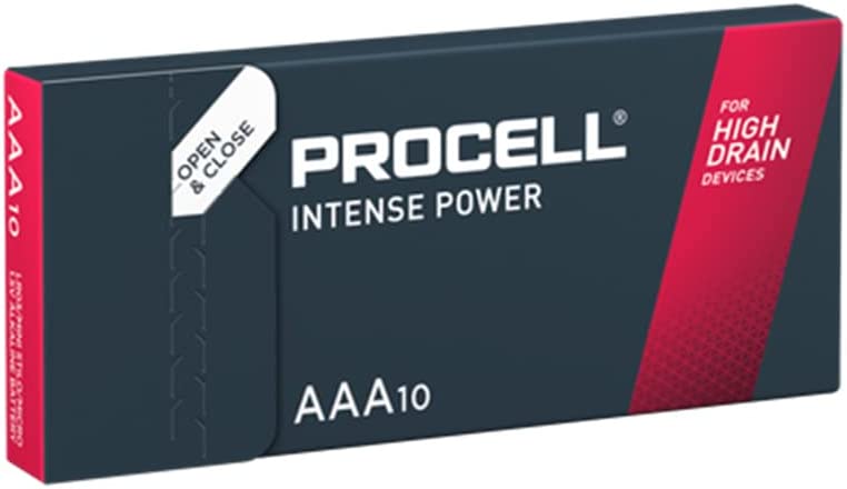 Duracell Procell Intense AAA Micro LR03, 1.5V Batterie, MN2400, 10er-Pack