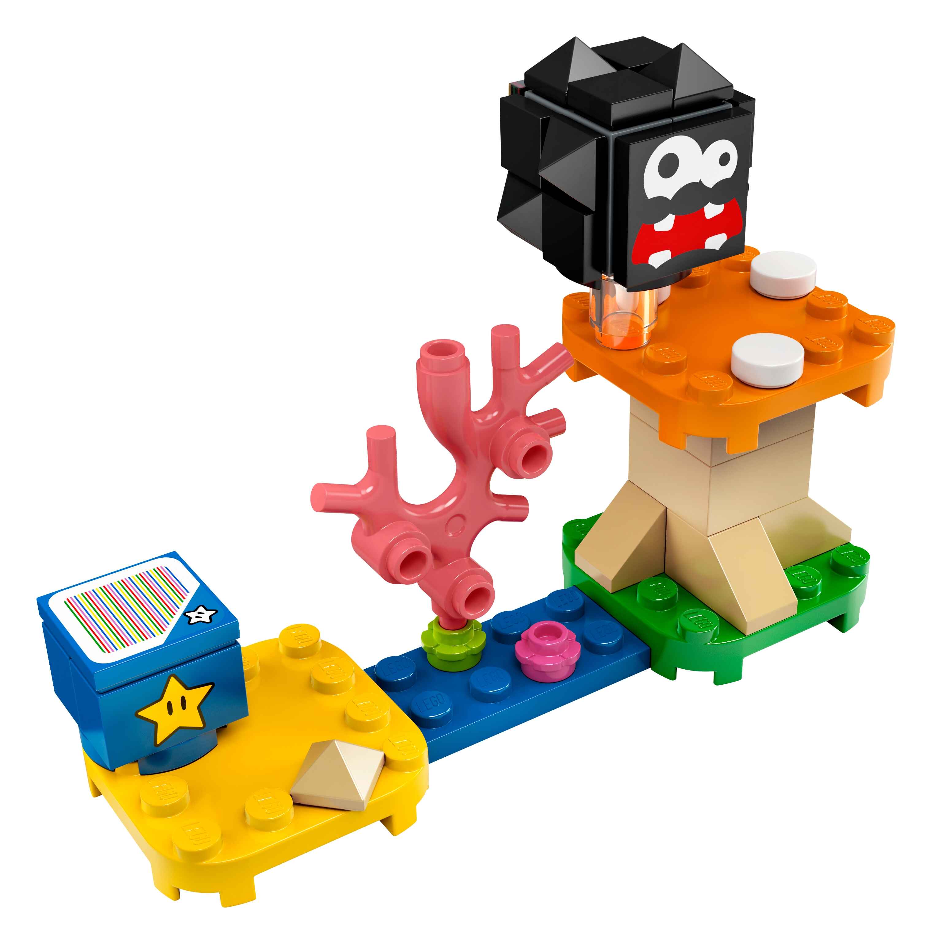 LEGO 30389 Super Mario Fuzzy & Pilz-Plattform – Erweiterungsset