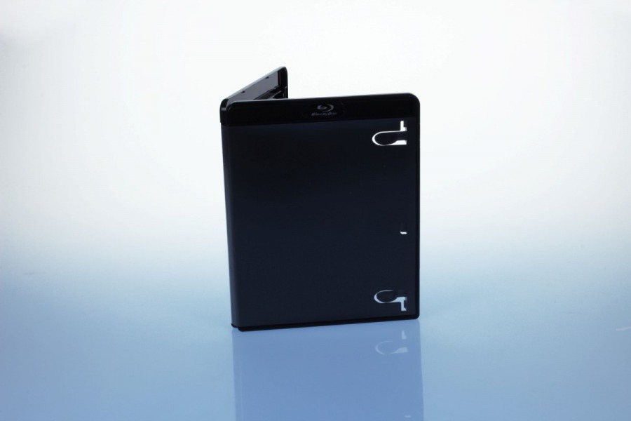Blu-ray Box, Hülle, Leerhülle, 1-fach, 170 x 135 x 10 mm, schwarz