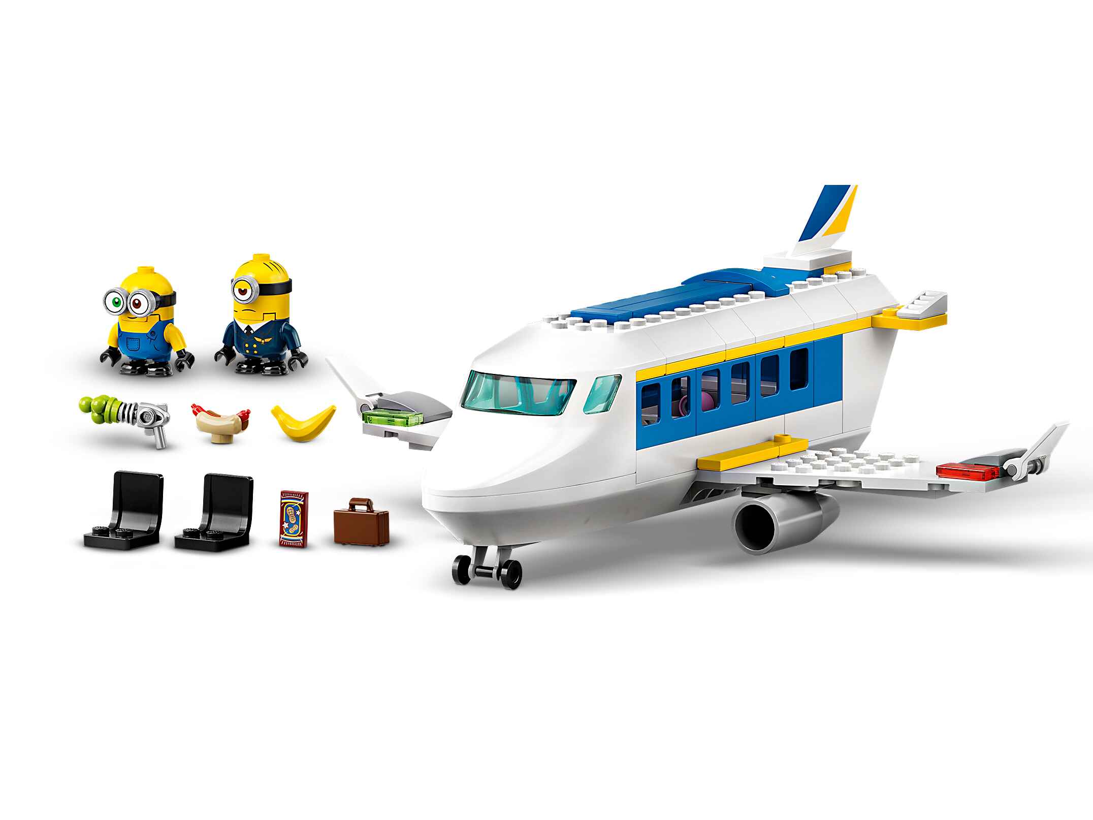 LEGO 75547 Minions Flugzeug Spielzeug mit Figuren: Stuart und Bob