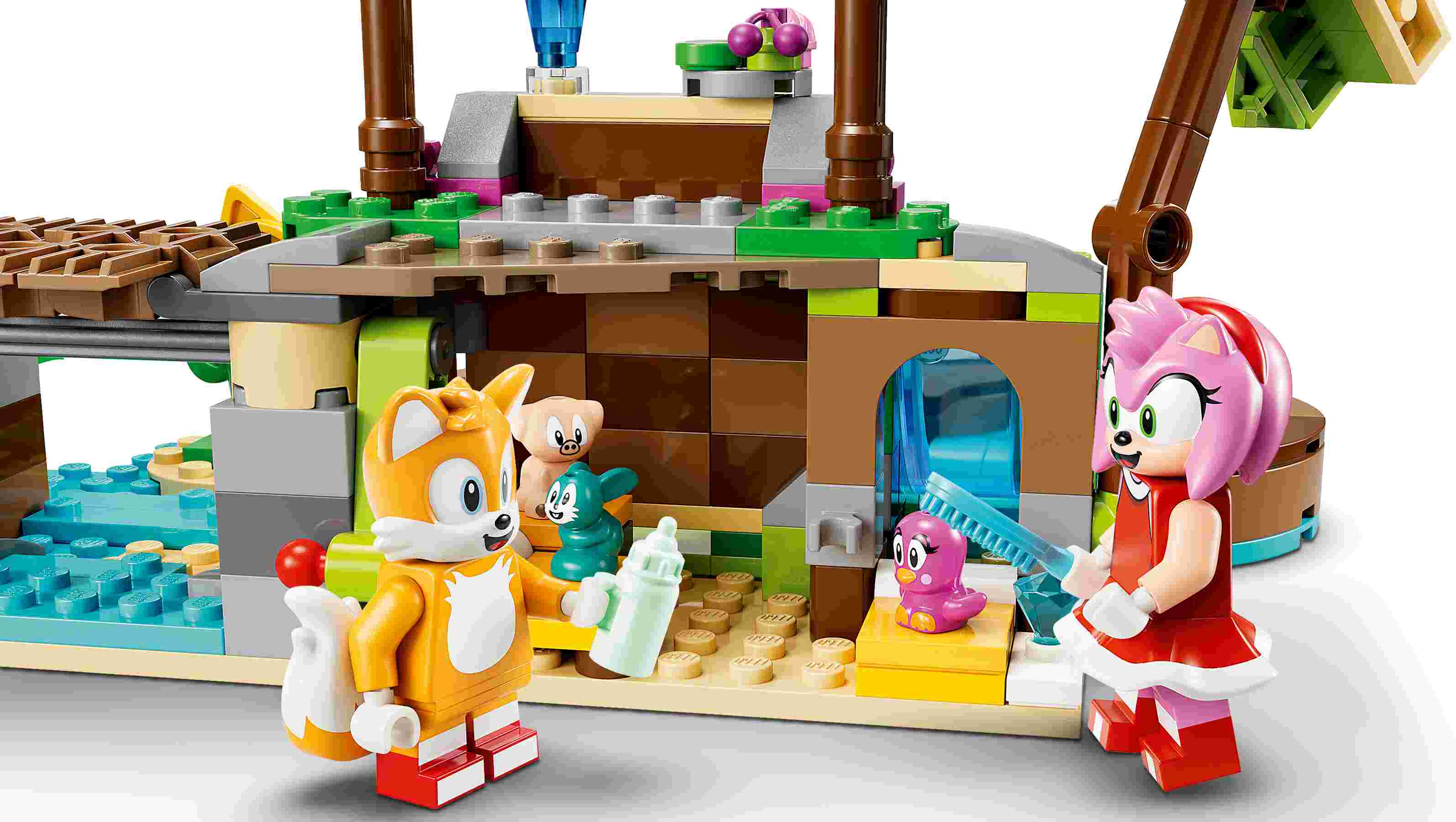 LEGO 76992 Sonic Amys Tierrettungsinsel, 6 Charaktere