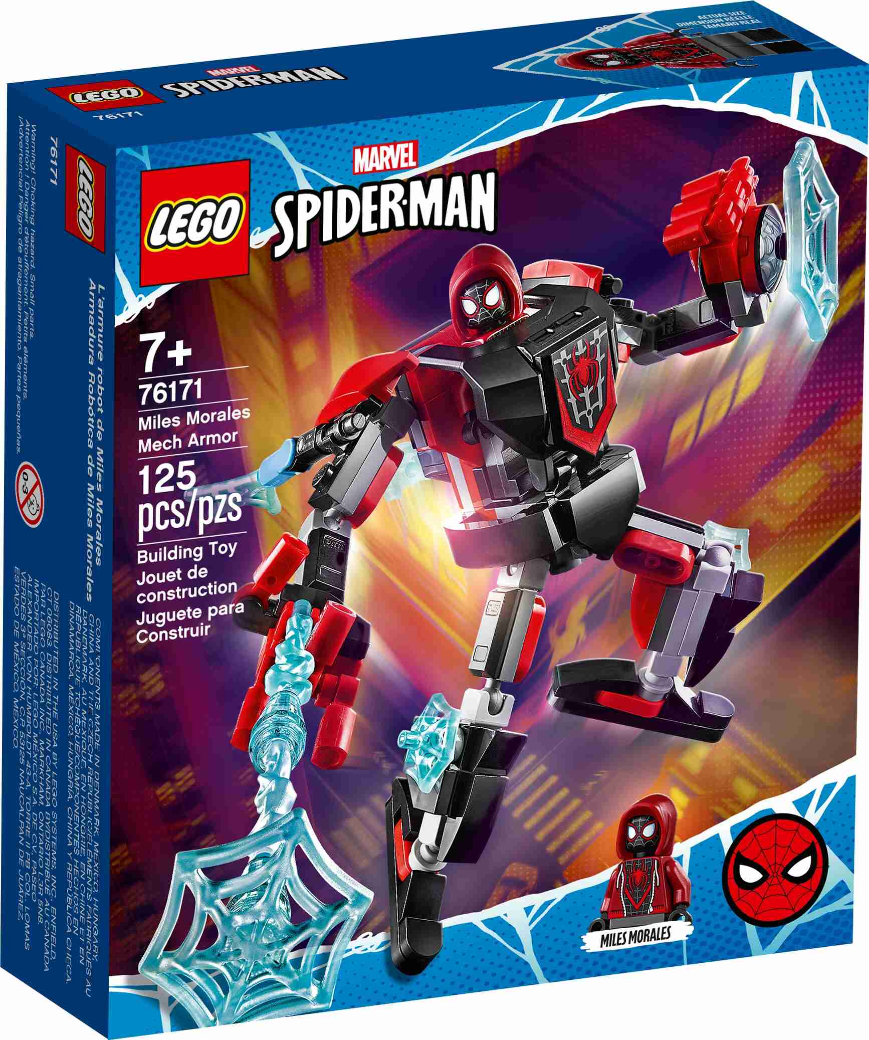 LEGO 76171 Spider-Man Miles Morales Mech Set inkl. Minifigur