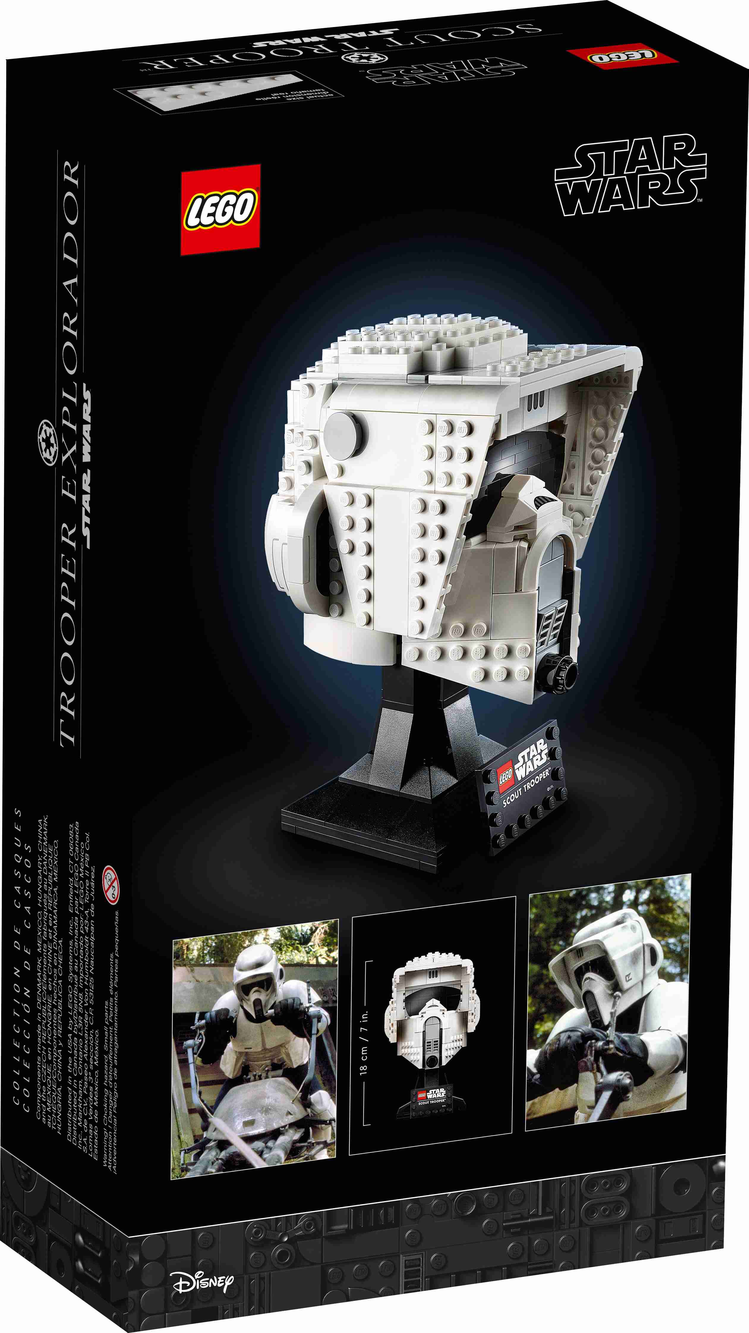 LEGO 75305 Star Wars Scout Trooper Helm, für Erwachsene zum Bauen u. Ausstellen