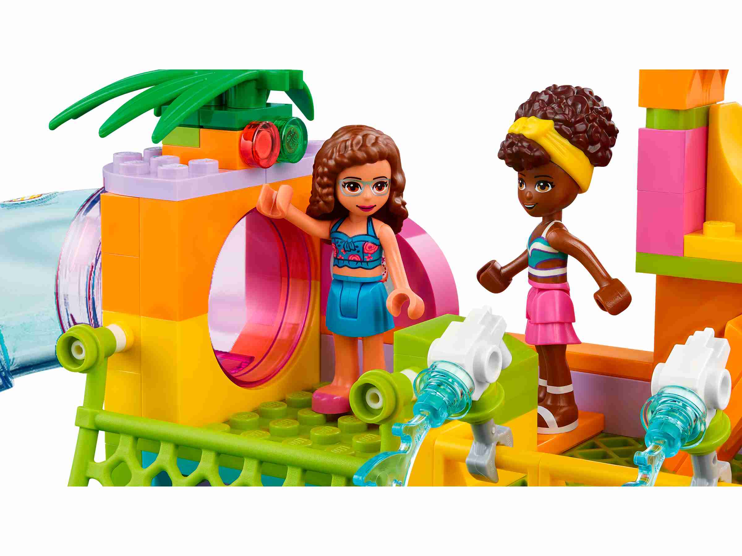 LEGO 41720 Friends Wasserparkerlebnis, Heartlake City Schwimmbad mit Olivia