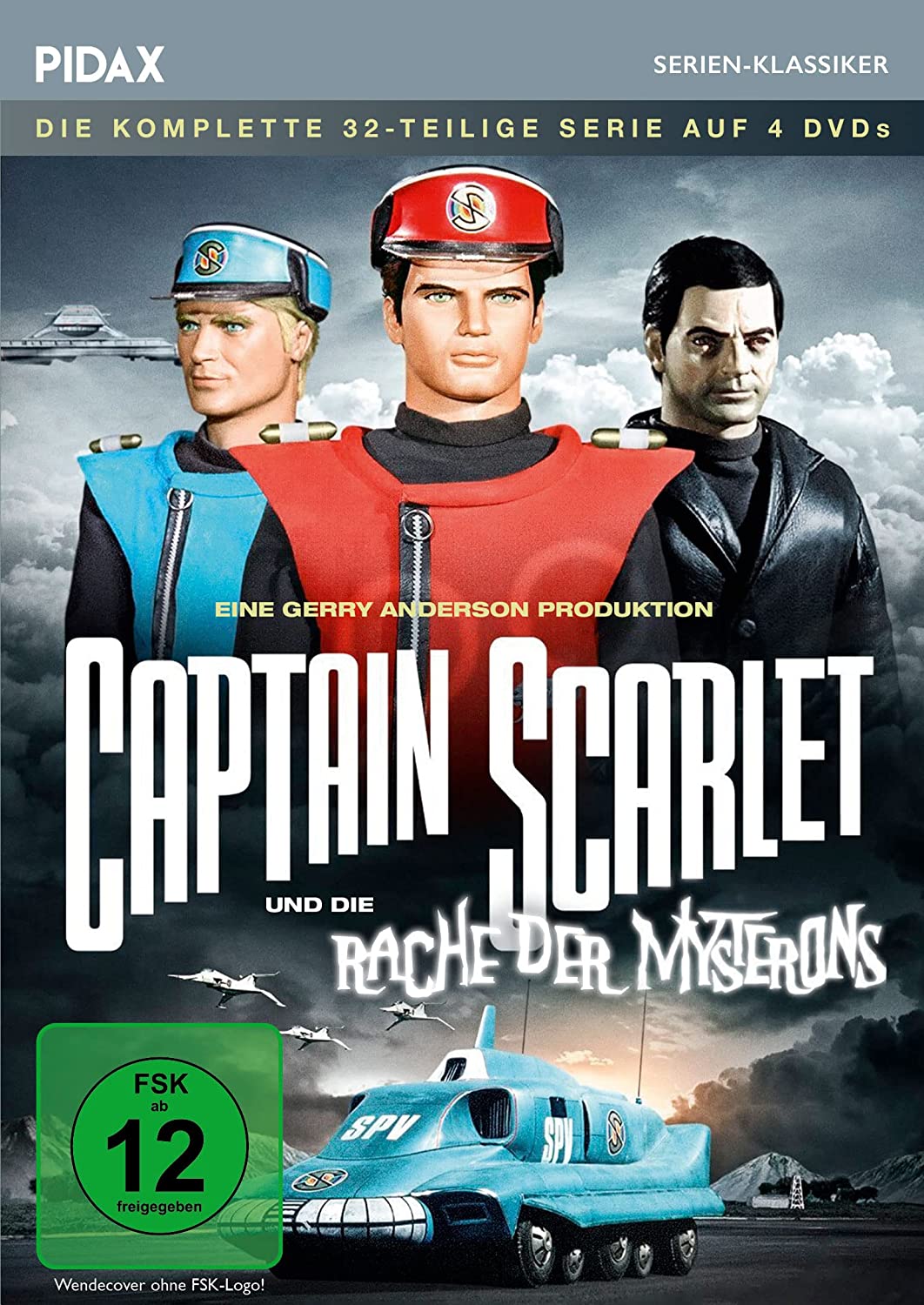 Captain Scarlet und die Rache der Mysterons - Komplettbox - 32 teilige Serie