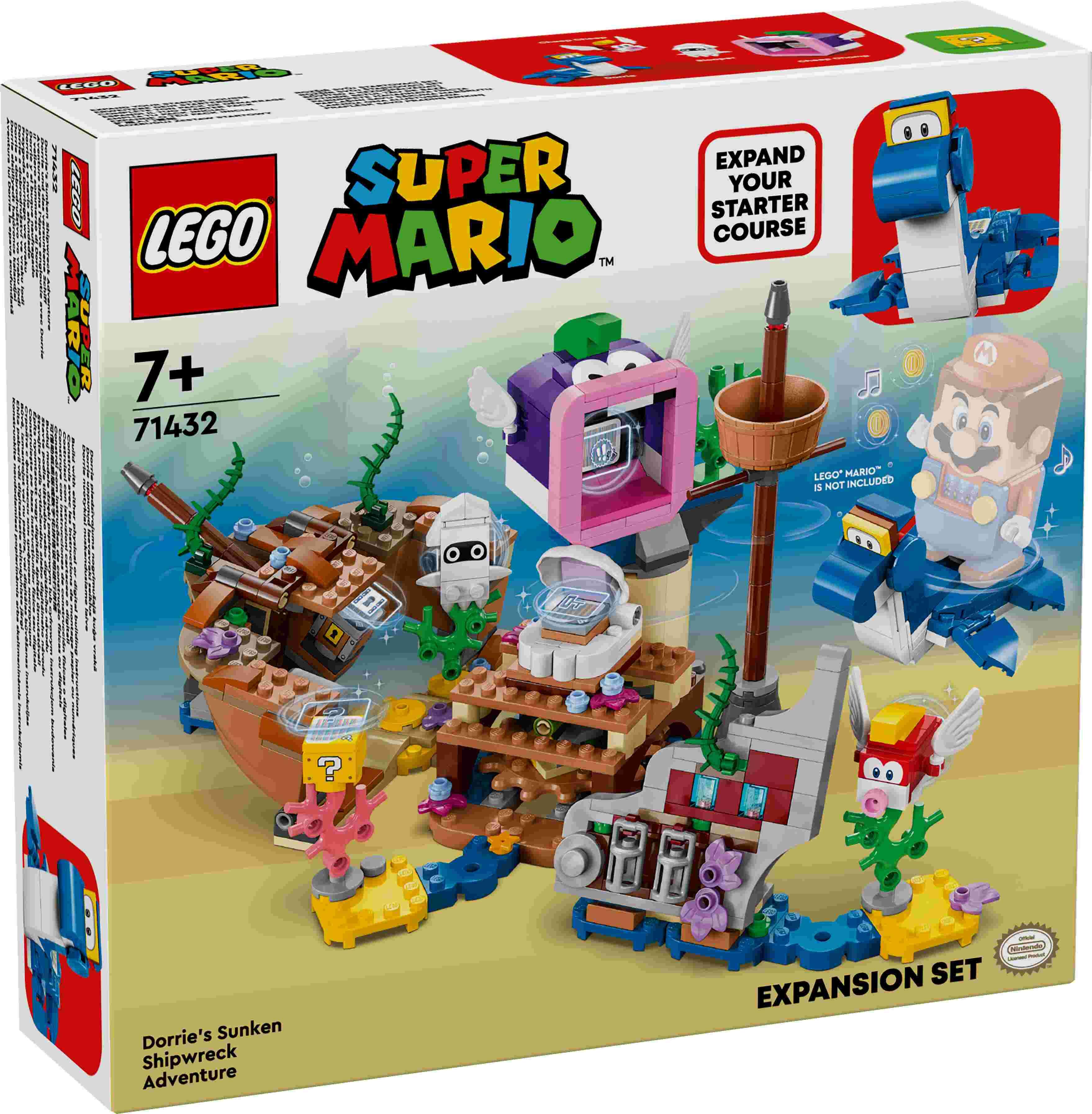 LEGO 71432 Super Mario Dorrie und das versunkene Schiff – Erweiterungsset