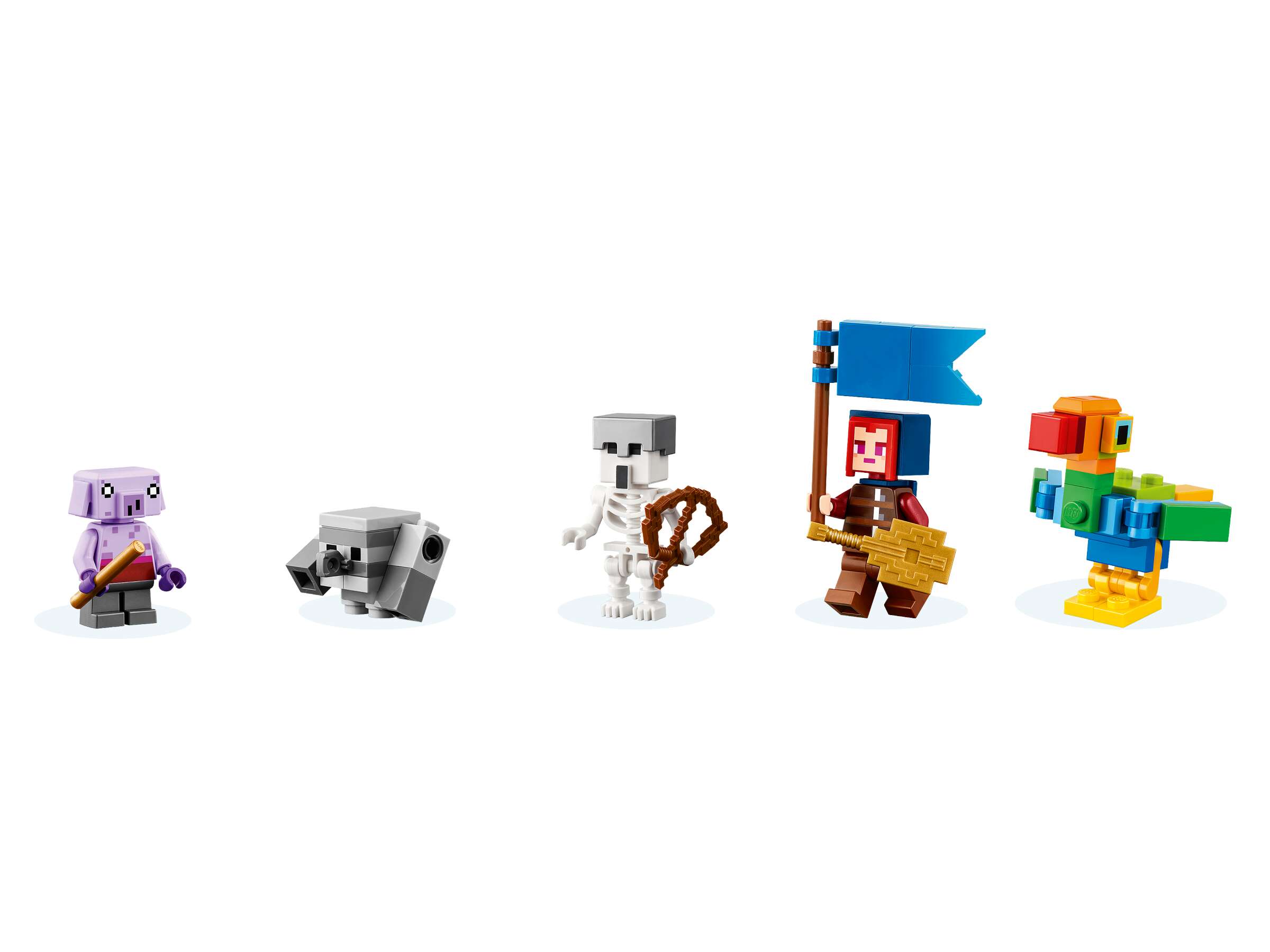 LEGO 21257 Minecraft Showdown mit dem Verschlinger, Lohen-Runt, Ranger-Hel