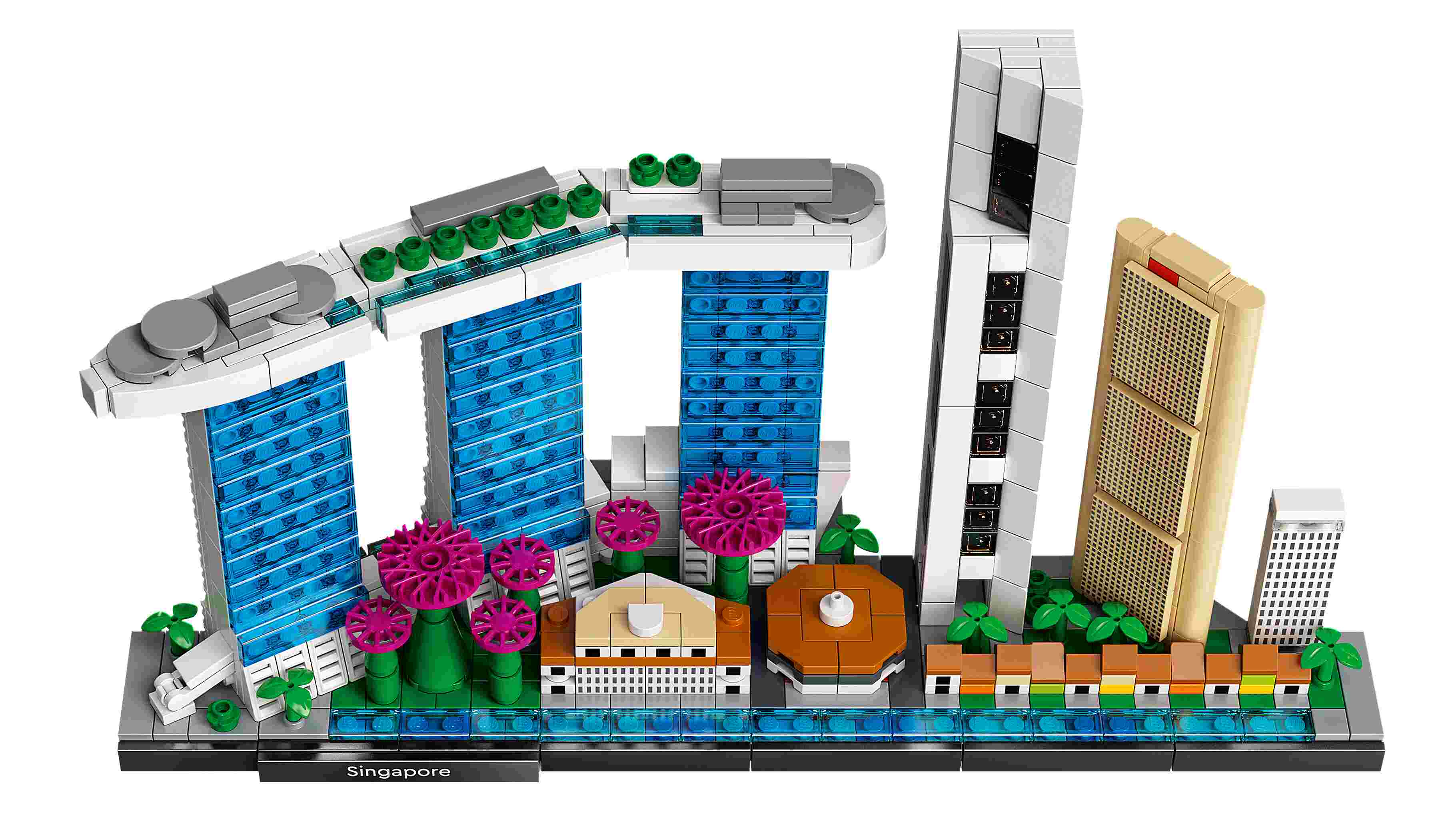 LEGO 21057 Architecture Singapur, Skyline, Marina Bay Sands, OCBC Centre