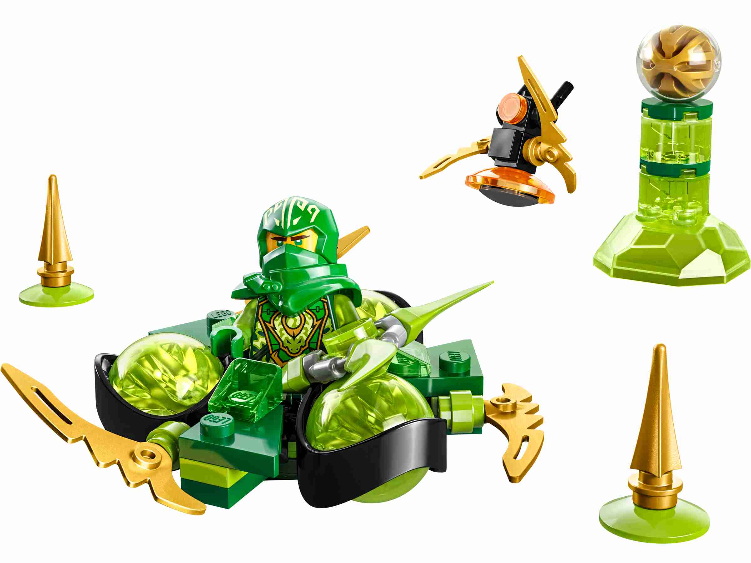 LEGO 71779 NINJAGO Lloyds Drachenpower-Spinjitzu-Spin, 1 Minifigur